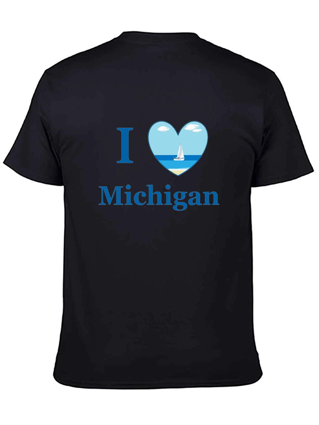 I Heart Michigan Tee - Sailboat Design