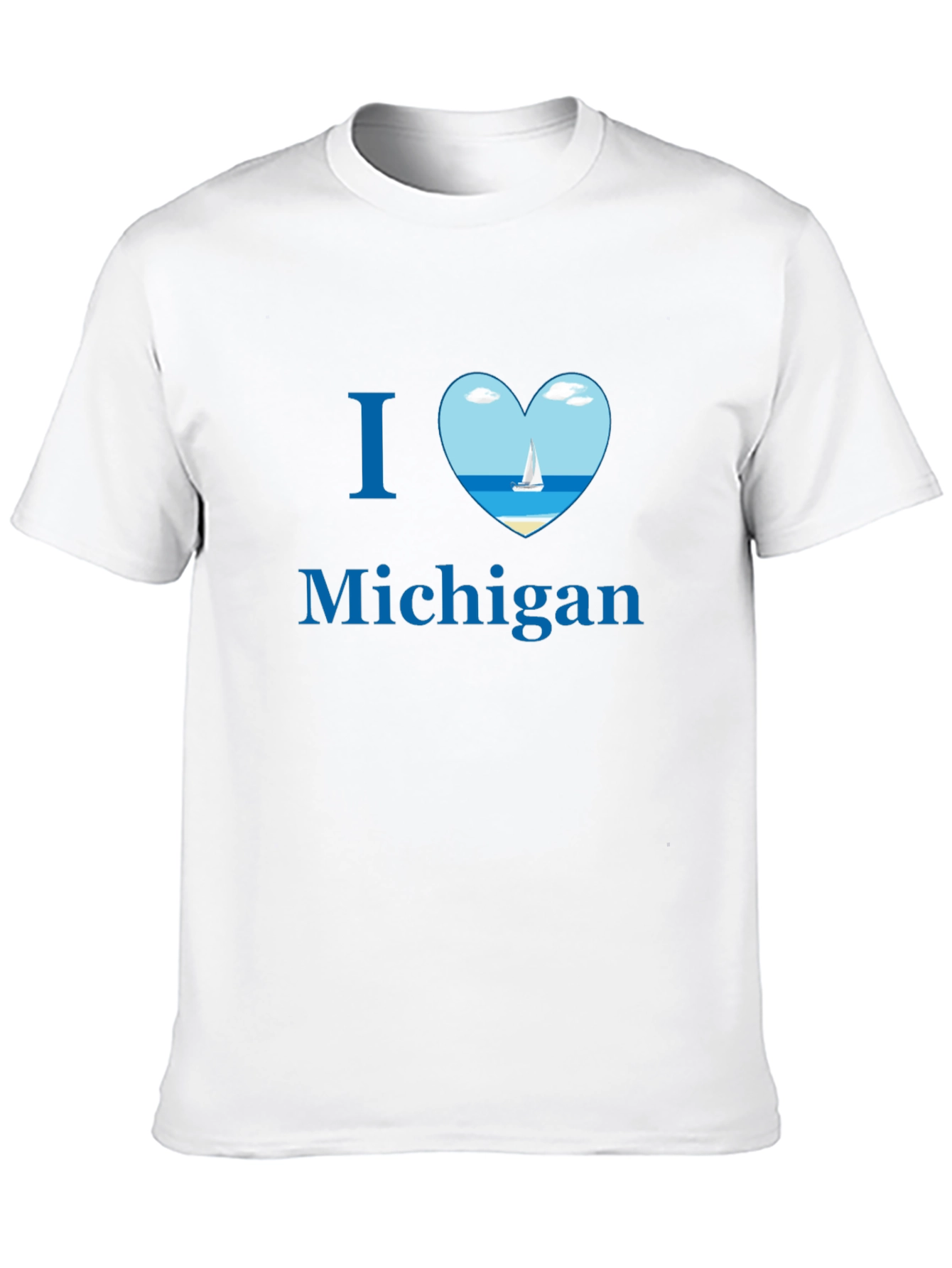 I Heart Michigan Tee - Sailboat Design