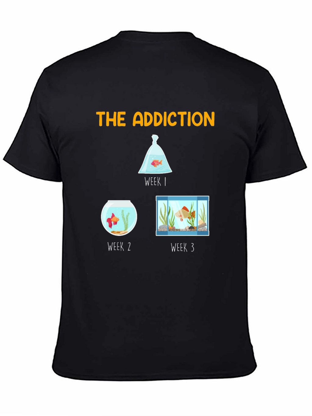 The Addiction T-Shirt - Goldfish Evolution