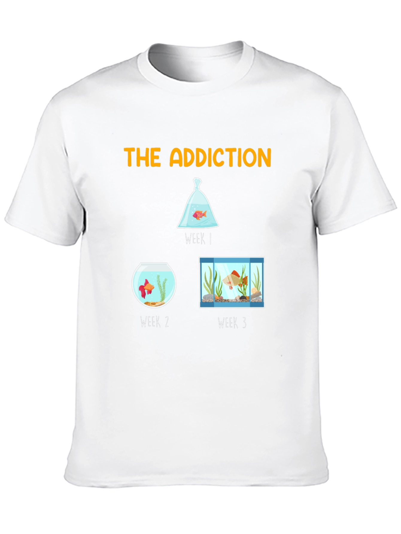 The Addiction T-Shirt - Goldfish Evolution