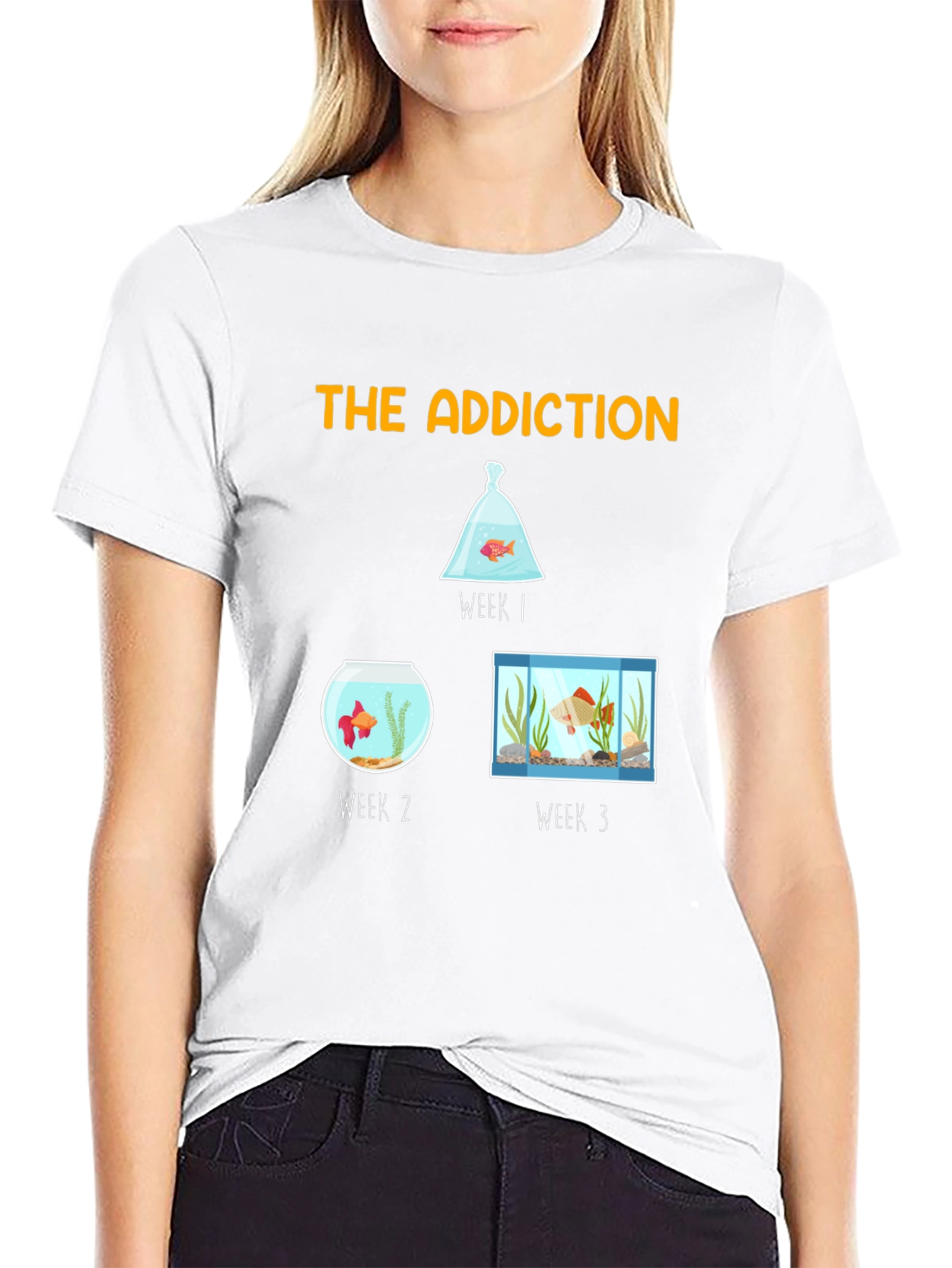 The Addiction T-Shirt - Goldfish Evolution