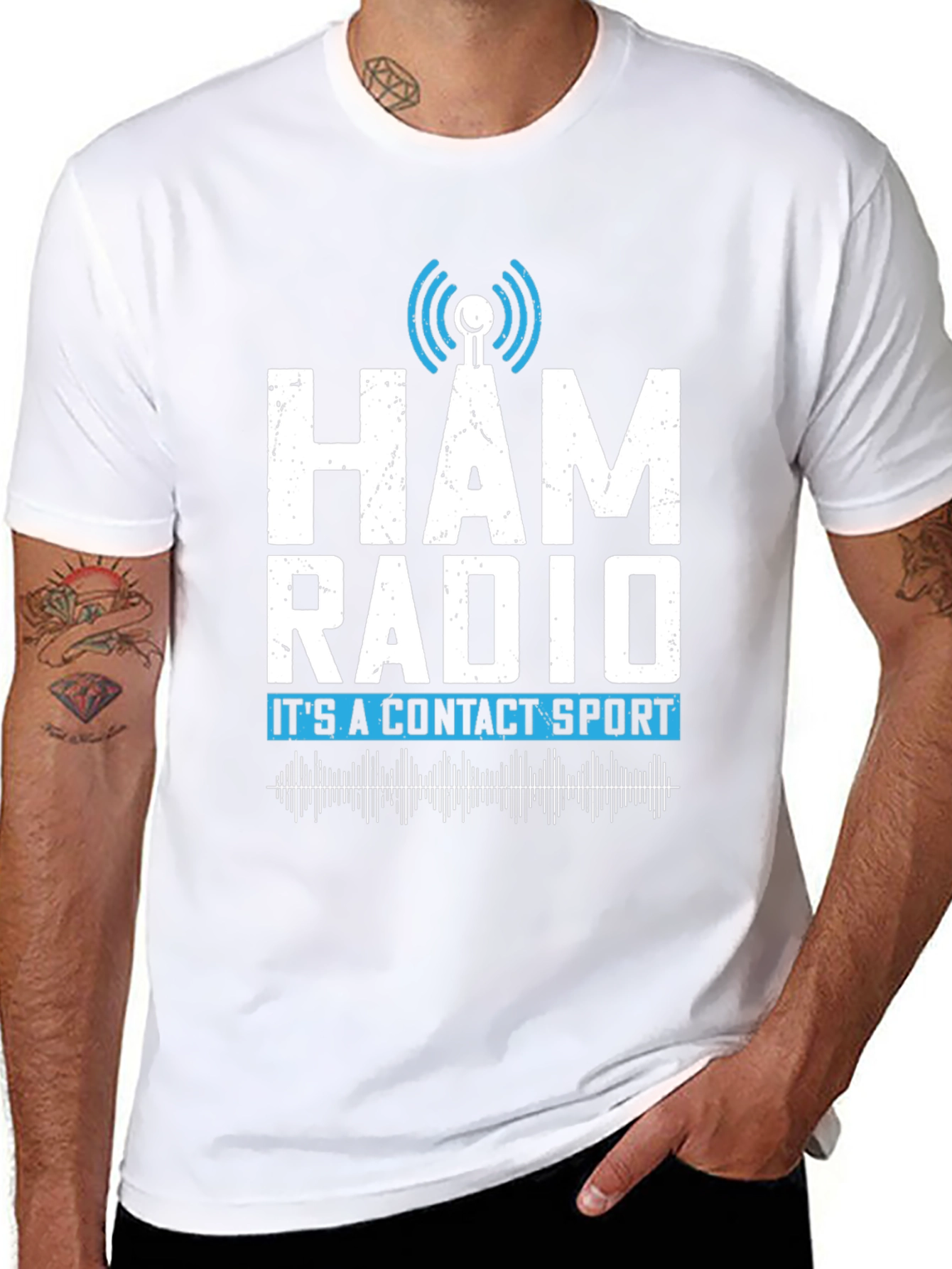 Ham Radio Operator Contact Sport T-Shirt