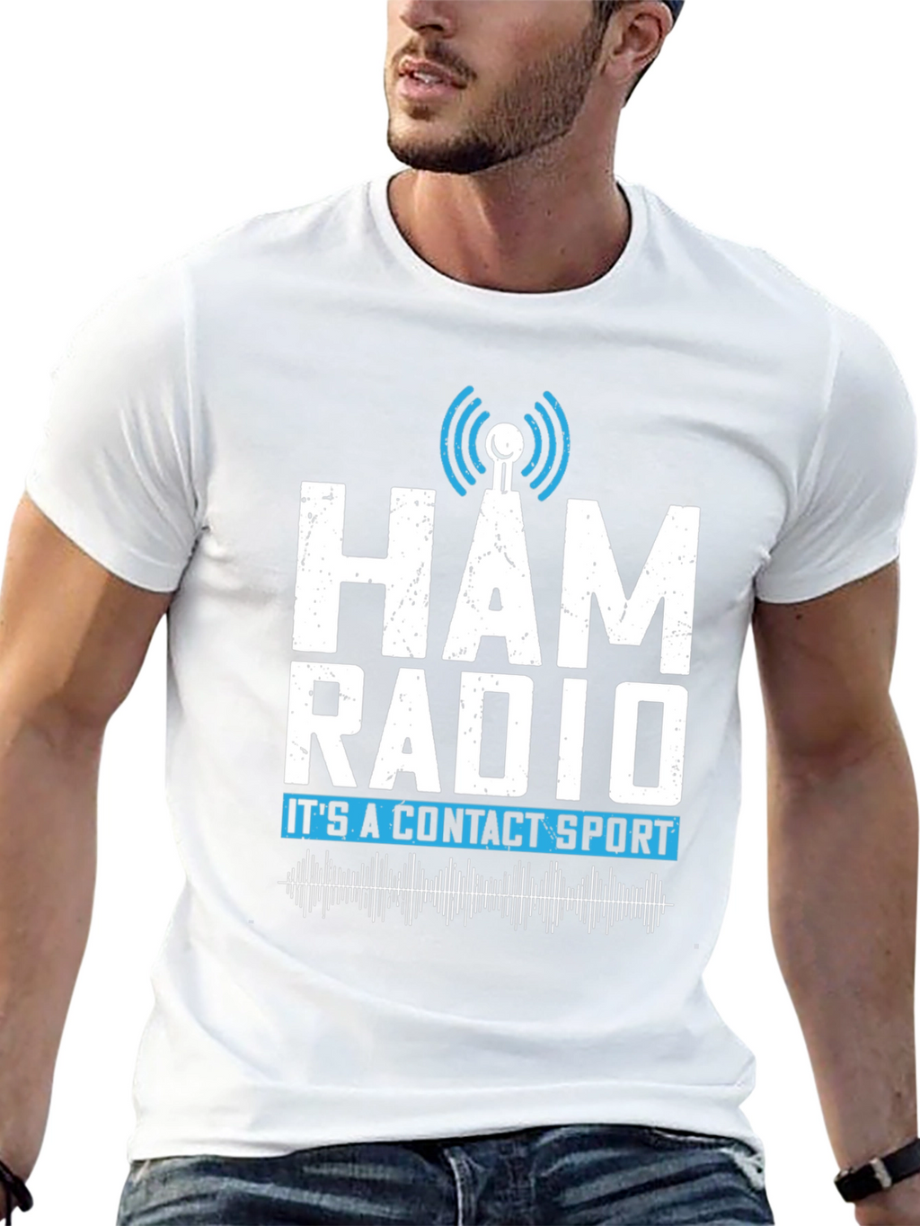 Ham Radio Operator Contact Sport T-Shirt