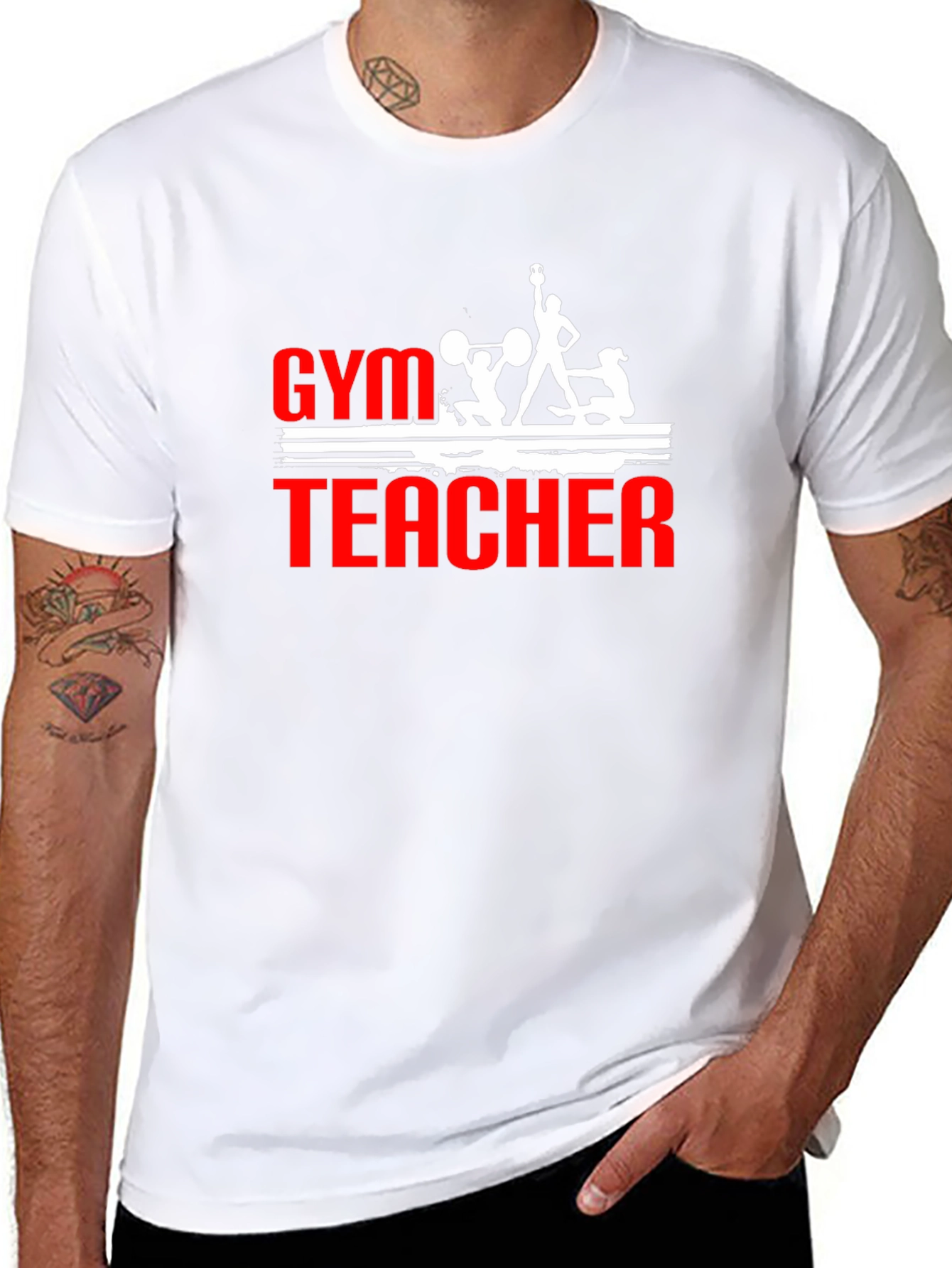 Gym Teacher Graphic T-Shirt | Fitness Instructor Tee