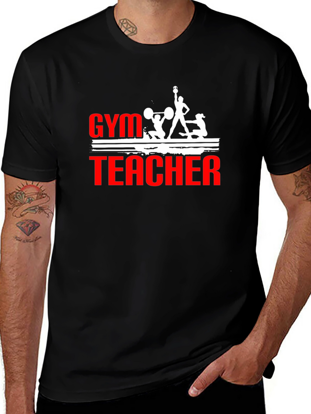Gym Teacher Graphic T-Shirt | Fitness Instructor Tee