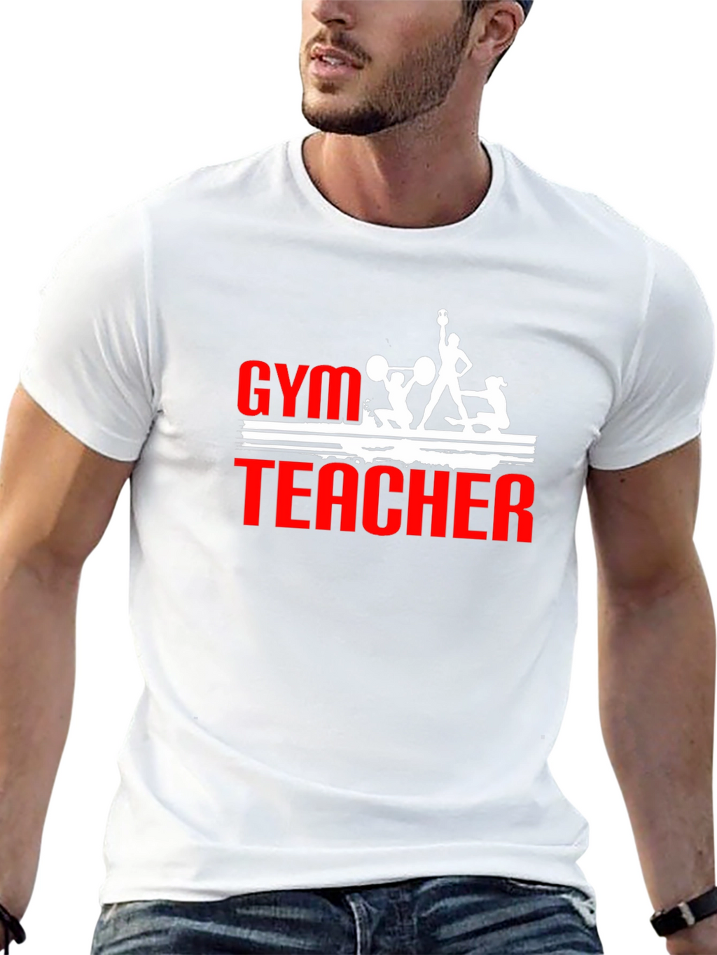 Gym Teacher Graphic T-Shirt | Fitness Instructor Tee