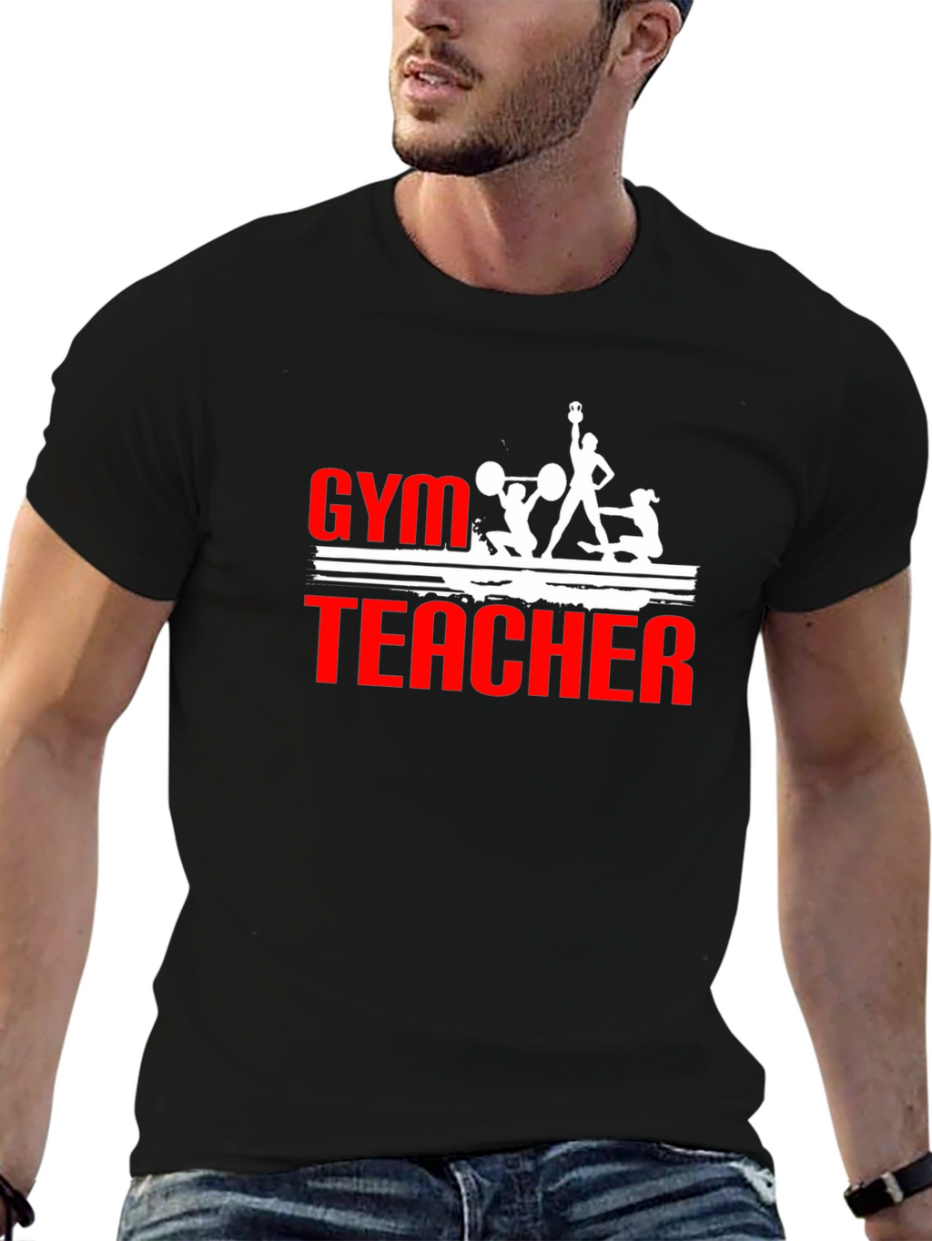 Gym Teacher Graphic T-Shirt | Fitness Instructor Tee