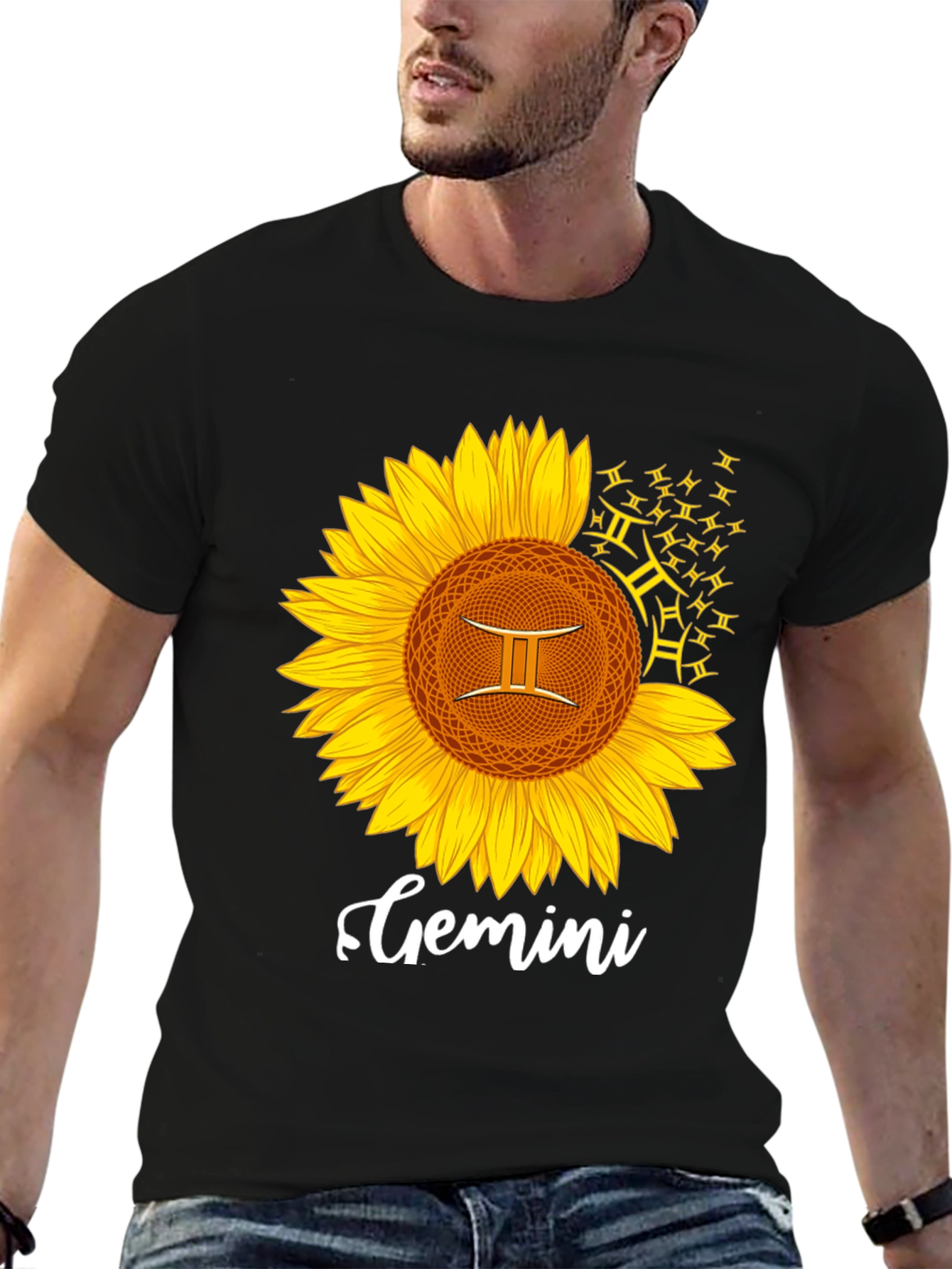 Gemini Sunflower Graphic Tee