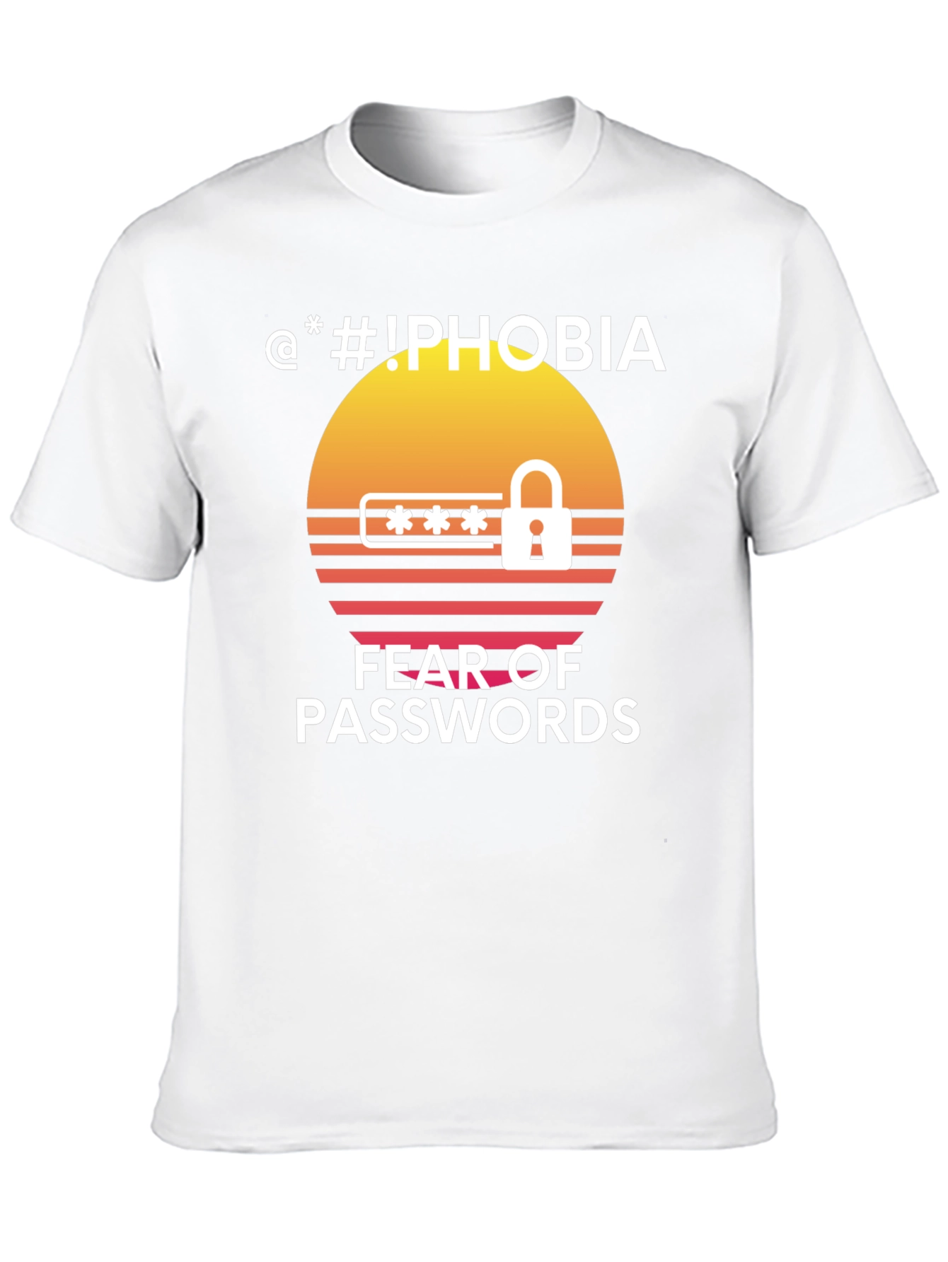 Password Phobia T-Shirt - Funny IT Geek Tee