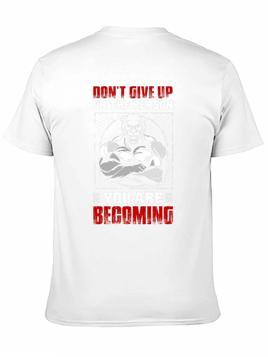 Motivational Bodybuilder Panther Graphic Tee