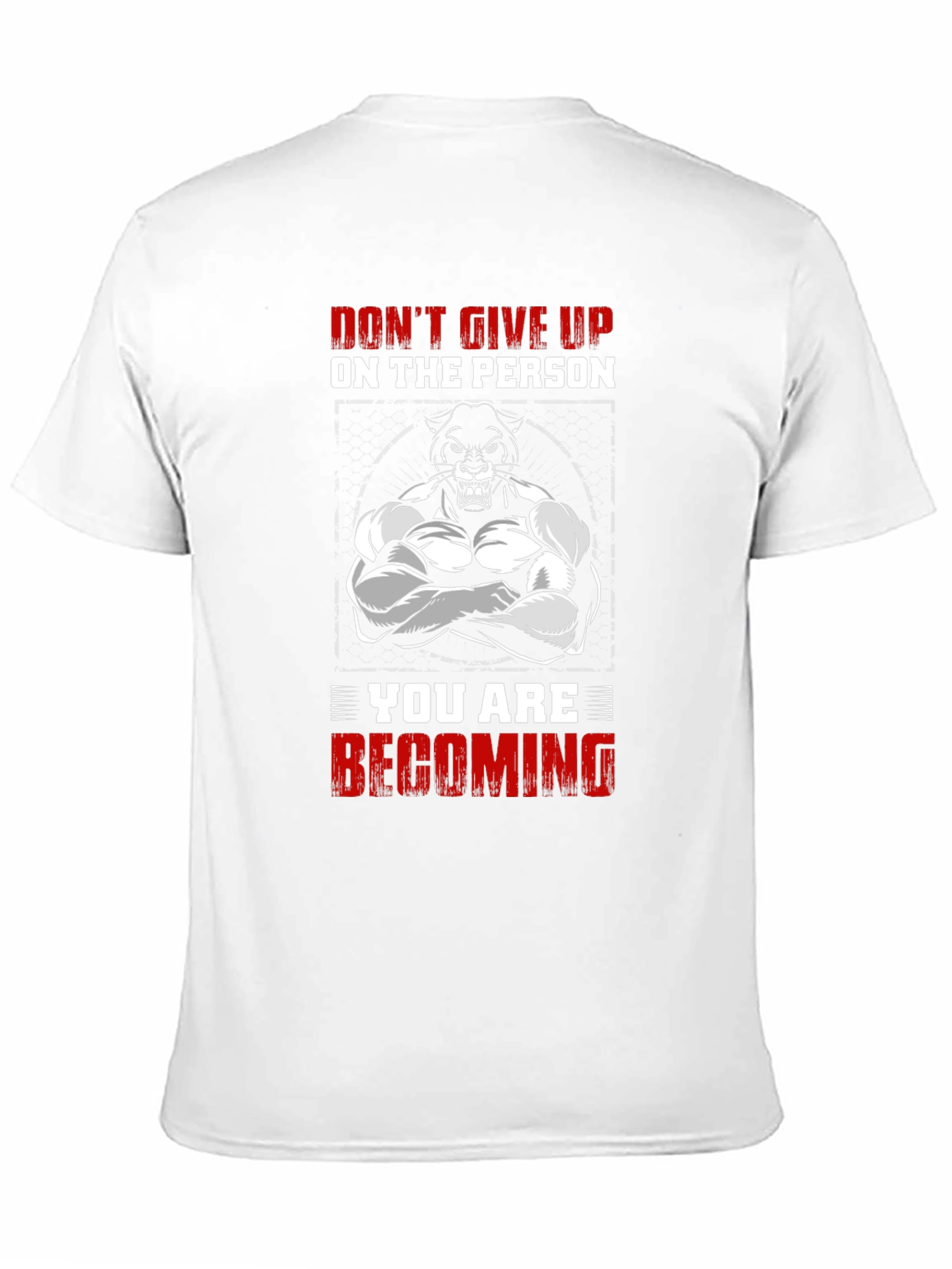Motivational Bodybuilder Panther Graphic Tee