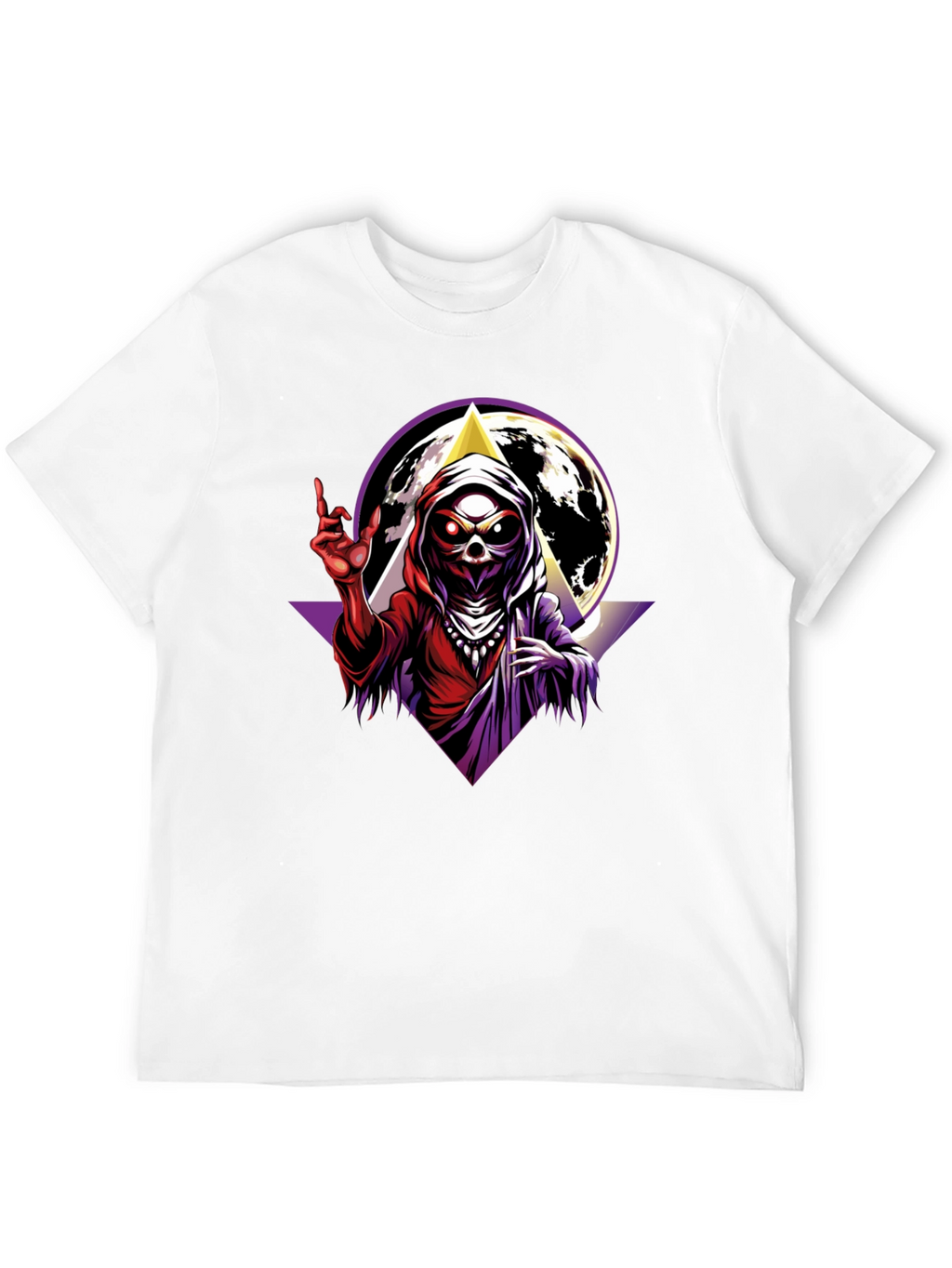 Grim Reaper Graphic T-Shirt - Black