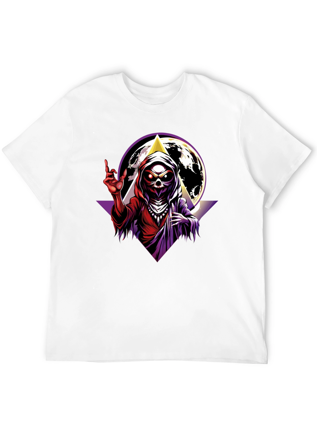 Grim Reaper Graphic T-Shirt - Black