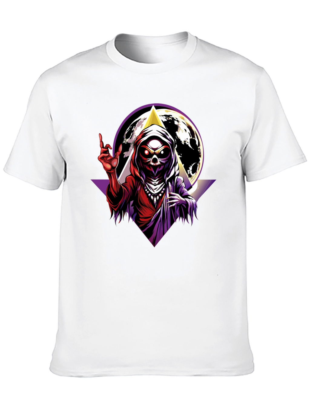 Grim Reaper Graphic T-Shirt - Black