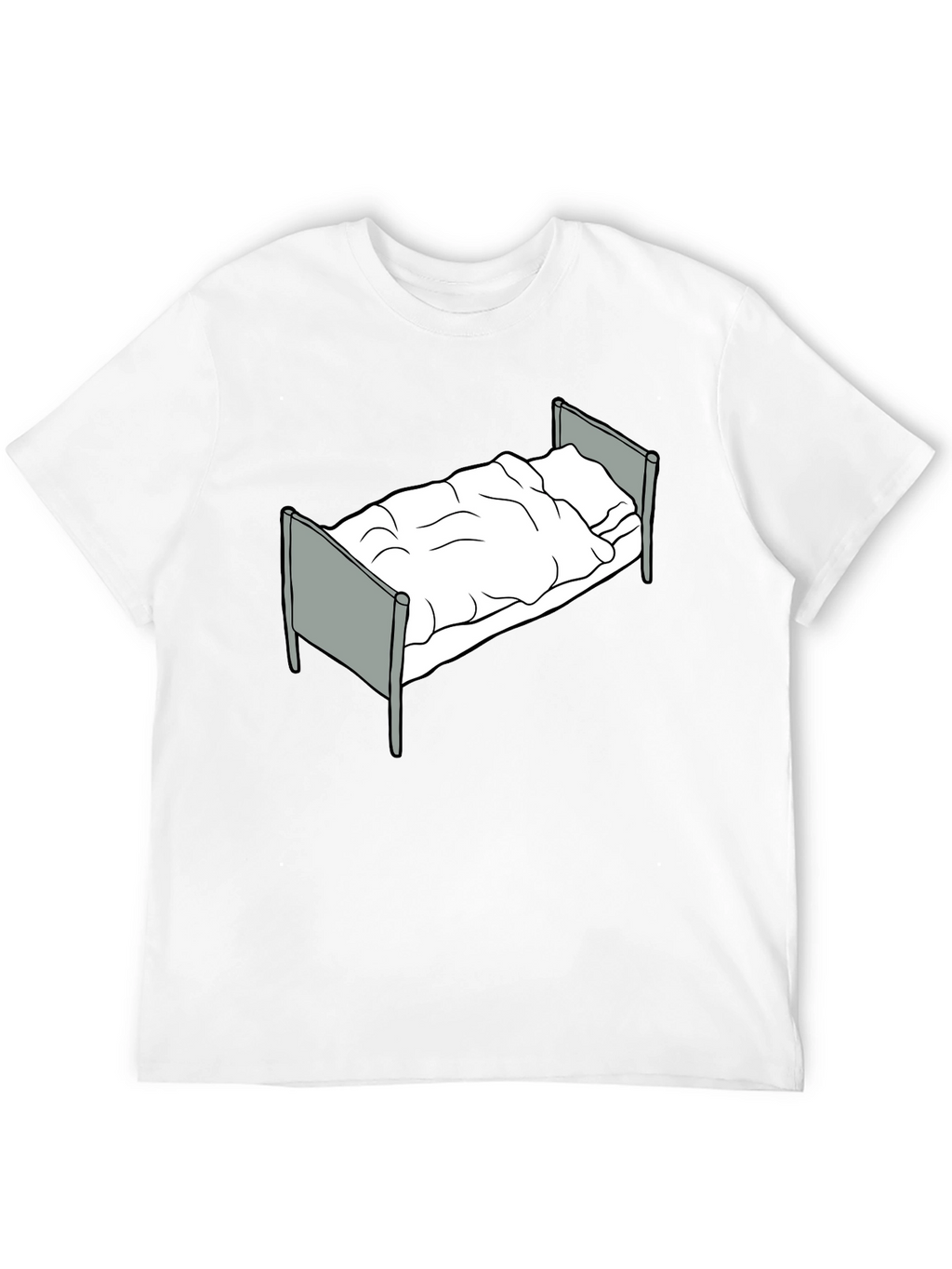 Bed Graphic T-Shirt - Relaxed Fit Black Tee