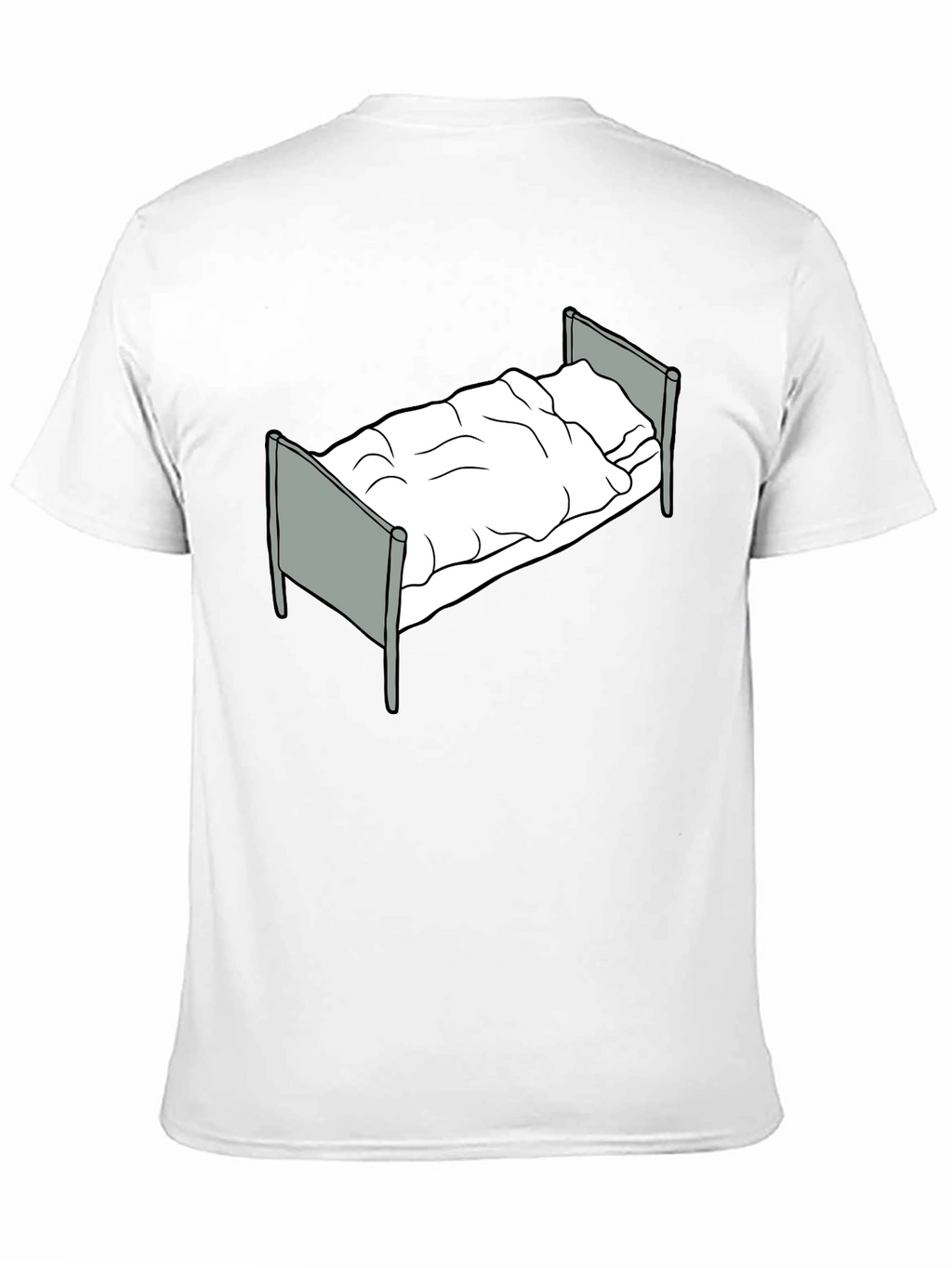 Bed Graphic T-Shirt - Relaxed Fit Black Tee