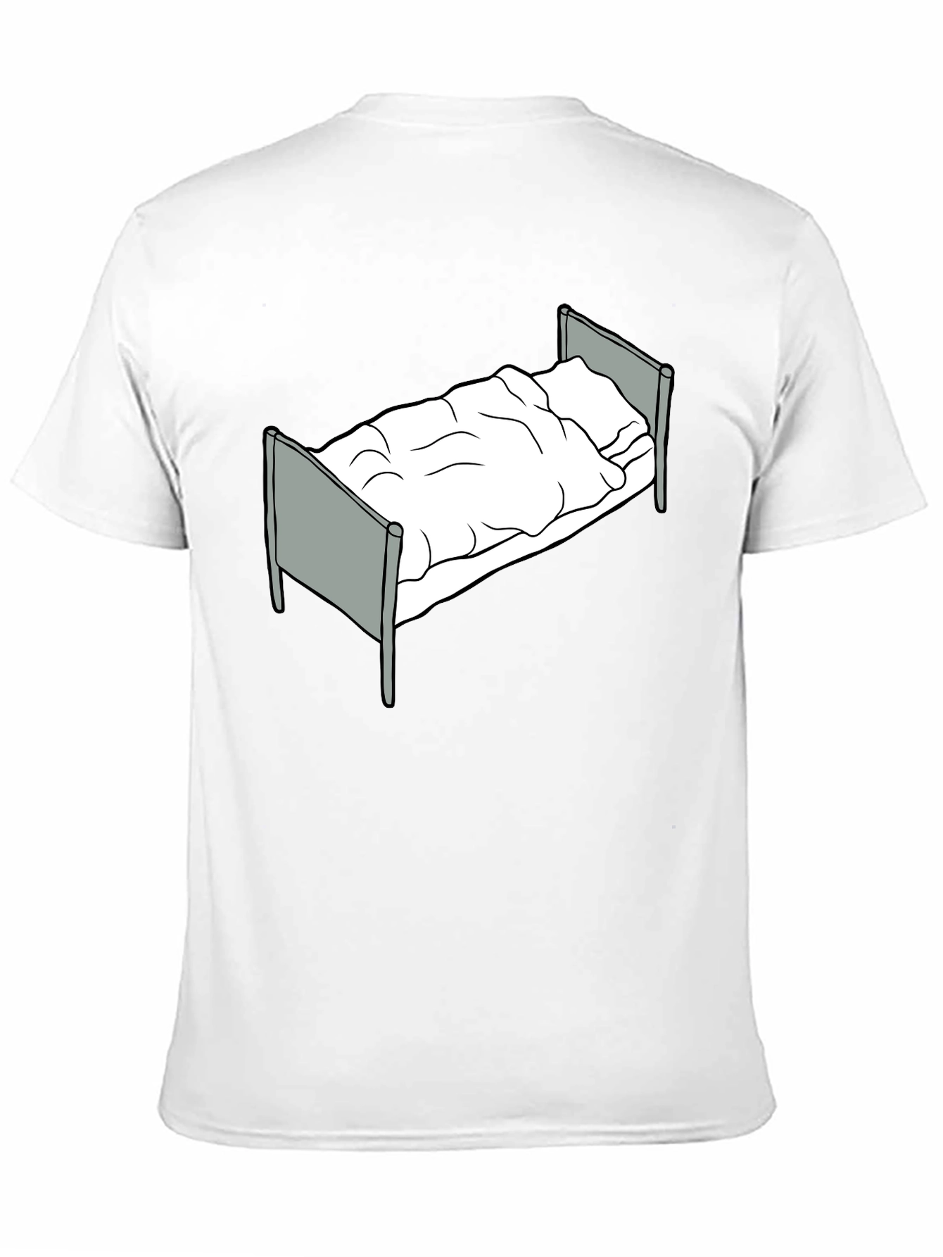 Bed Graphic T-Shirt - Relaxed Fit Black Tee