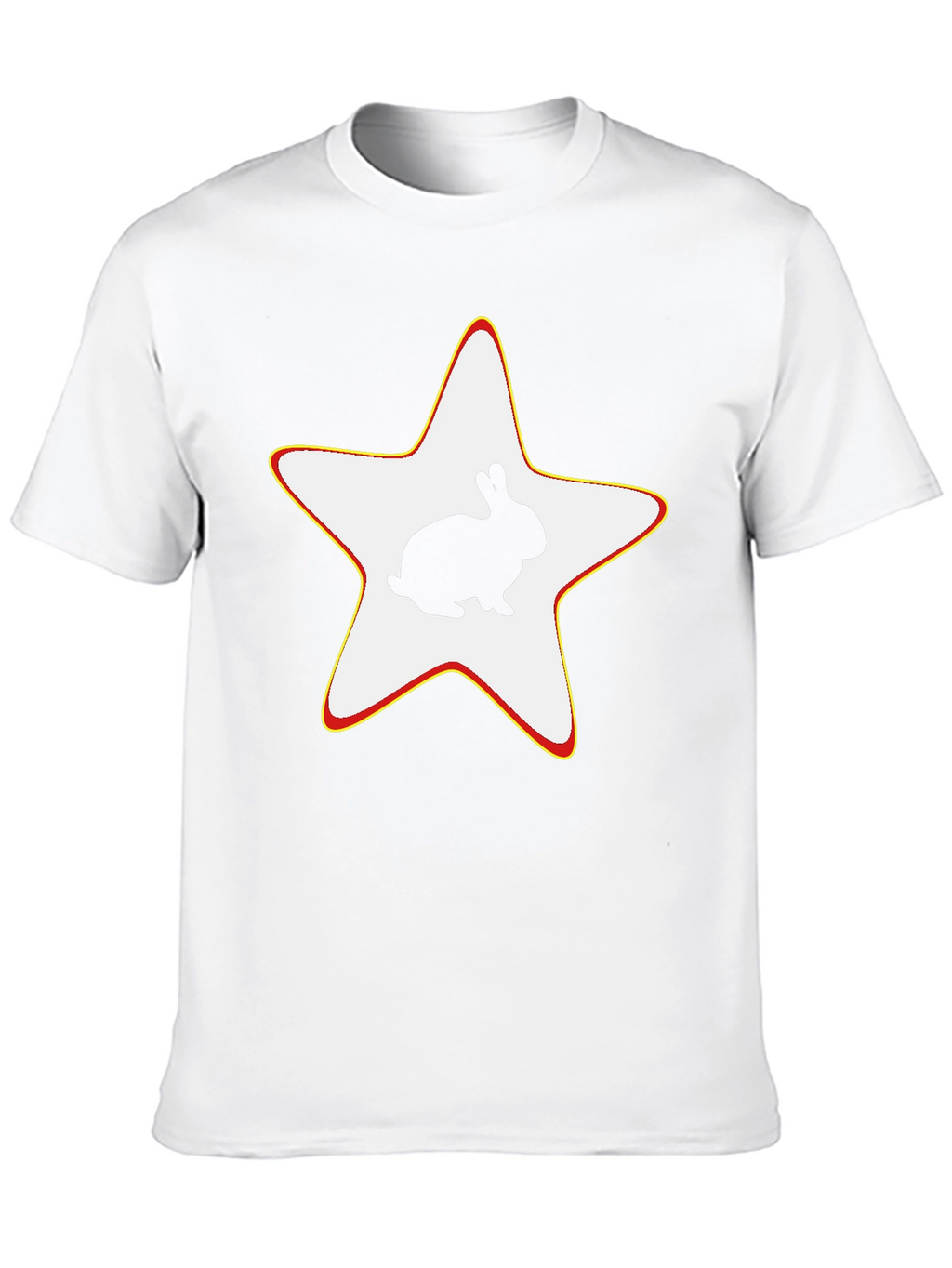Rabbit Star Black T-Shirt