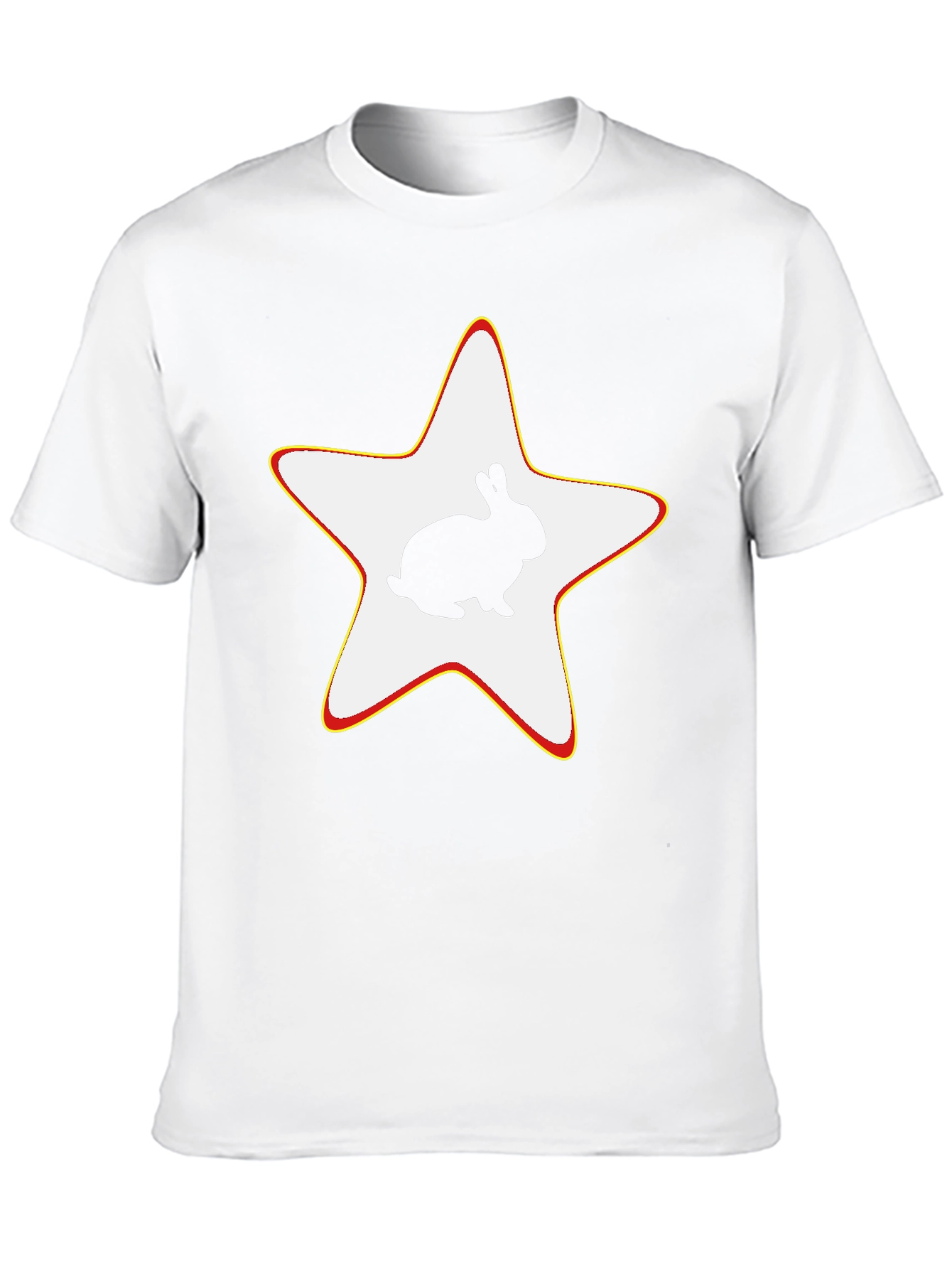 Rabbit Star Black T-Shirt