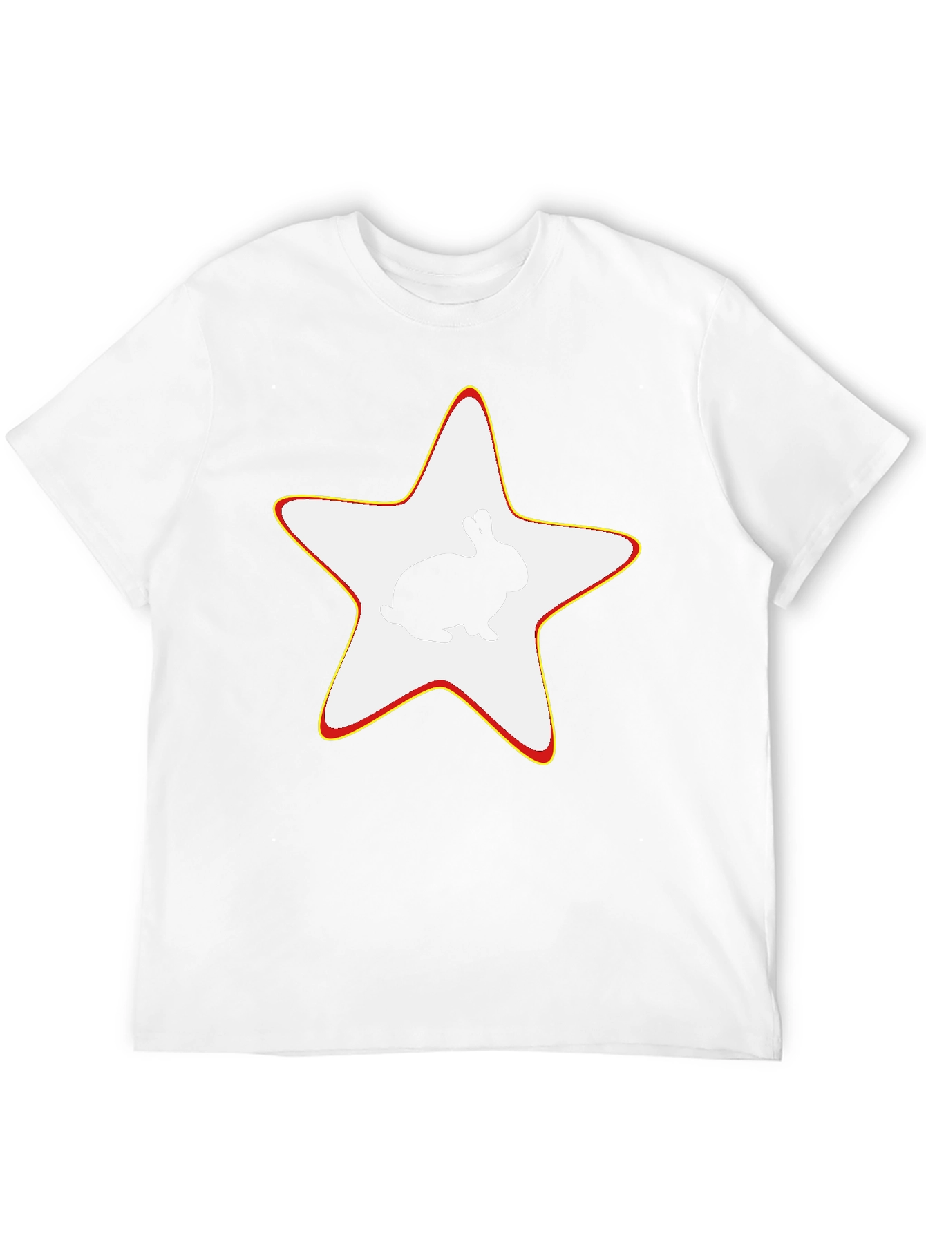 Rabbit Star Black T-Shirt
