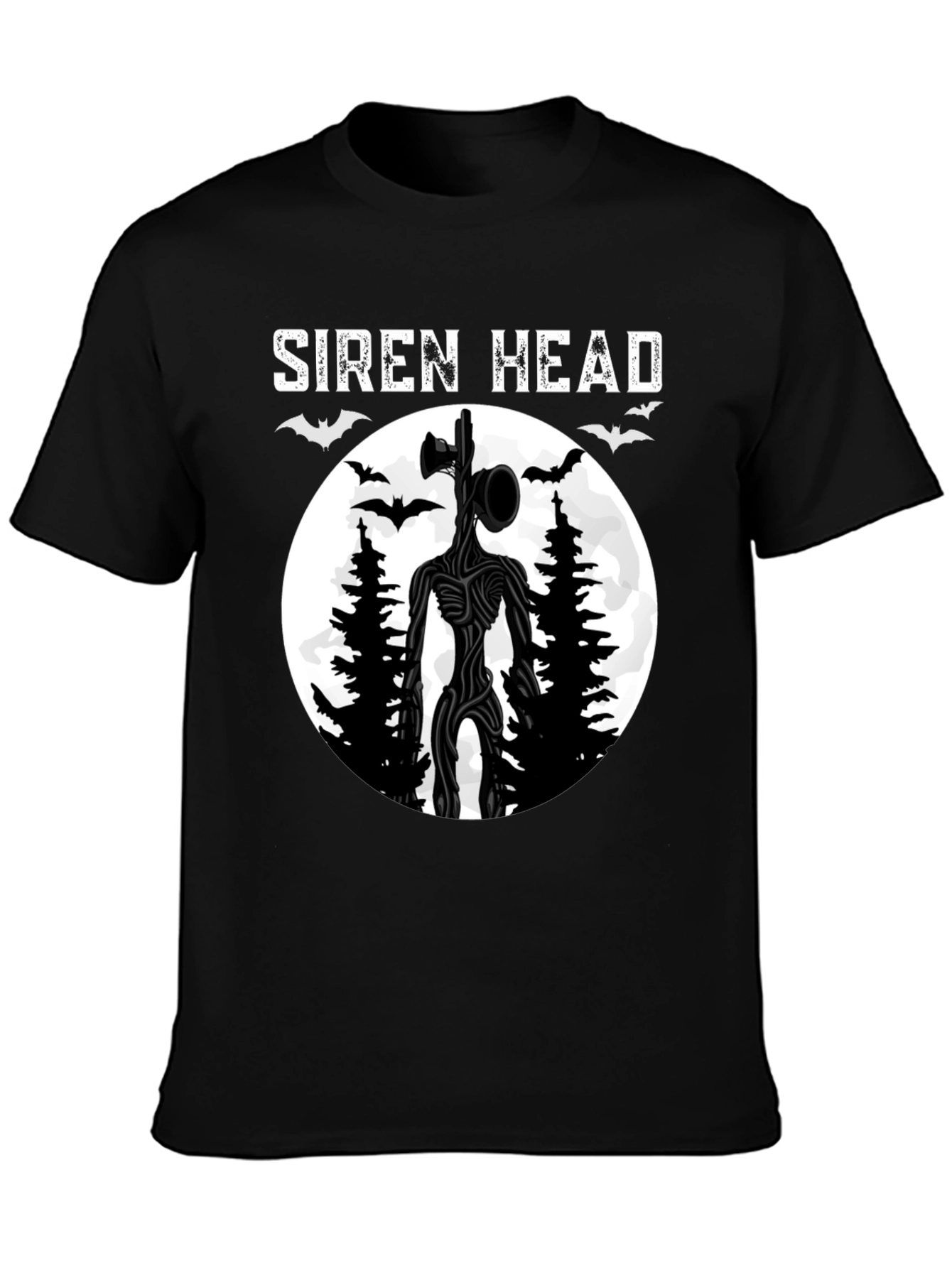 Siren Head Graphic Tee - Horror Inspired Design