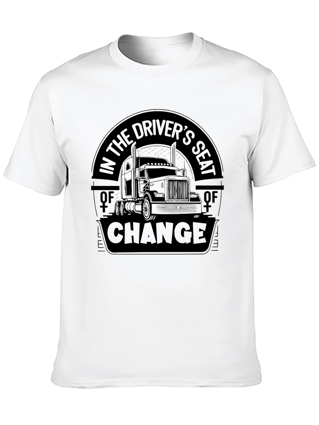 Drivers Seat of Change Black T-Shirt