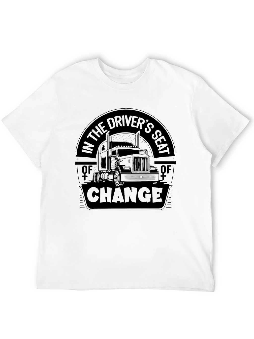 Drivers Seat of Change Black T-Shirt