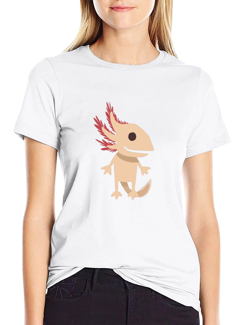 Axolotl T-Shirt - Cute Amphibian Graphic Tee