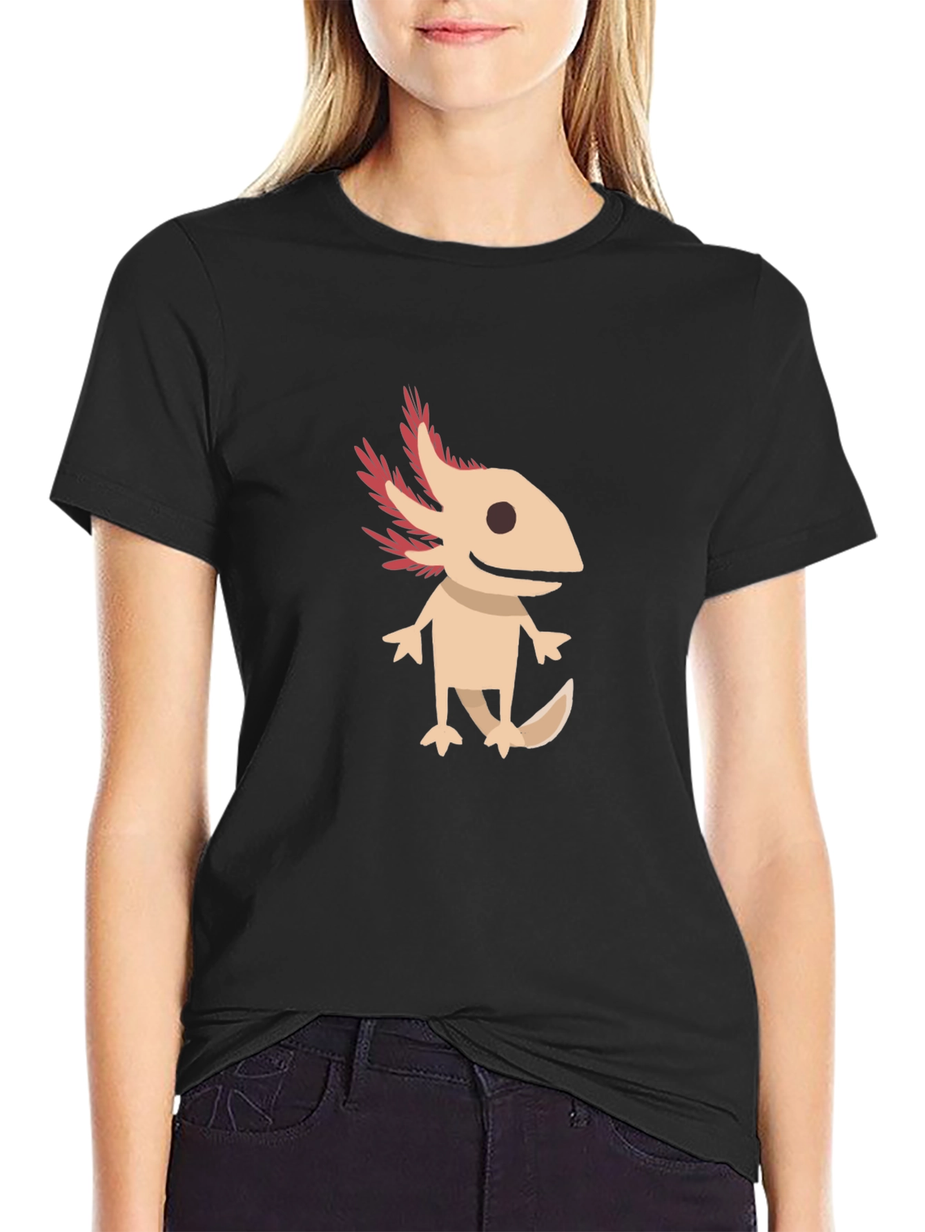 Axolotl T-Shirt - Cute Amphibian Graphic Tee