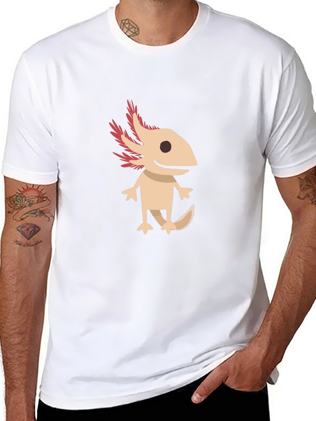 Axolotl T-Shirt - Cute Amphibian Graphic Tee