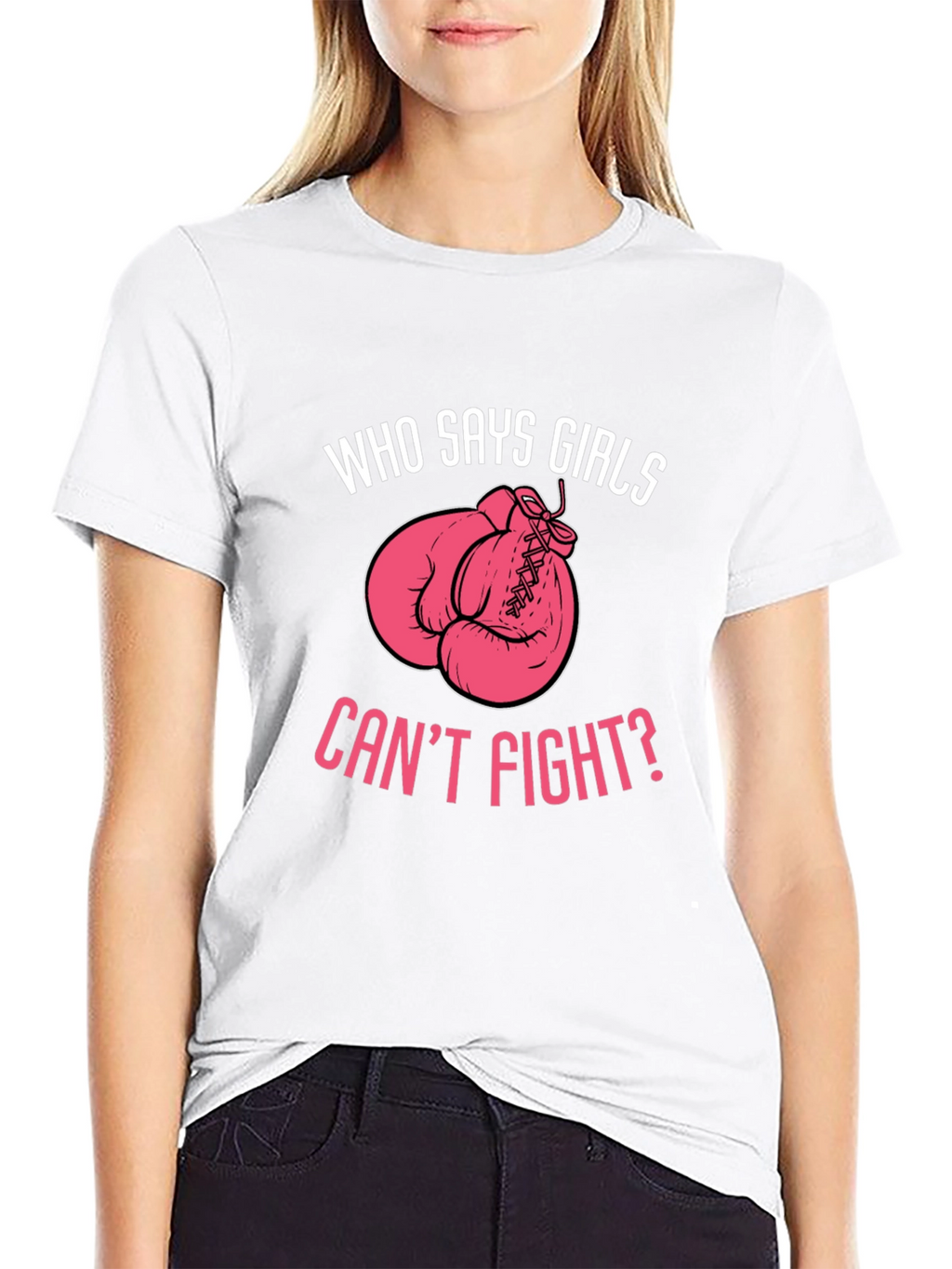 Girls Can Fight Graphic T-Shirt