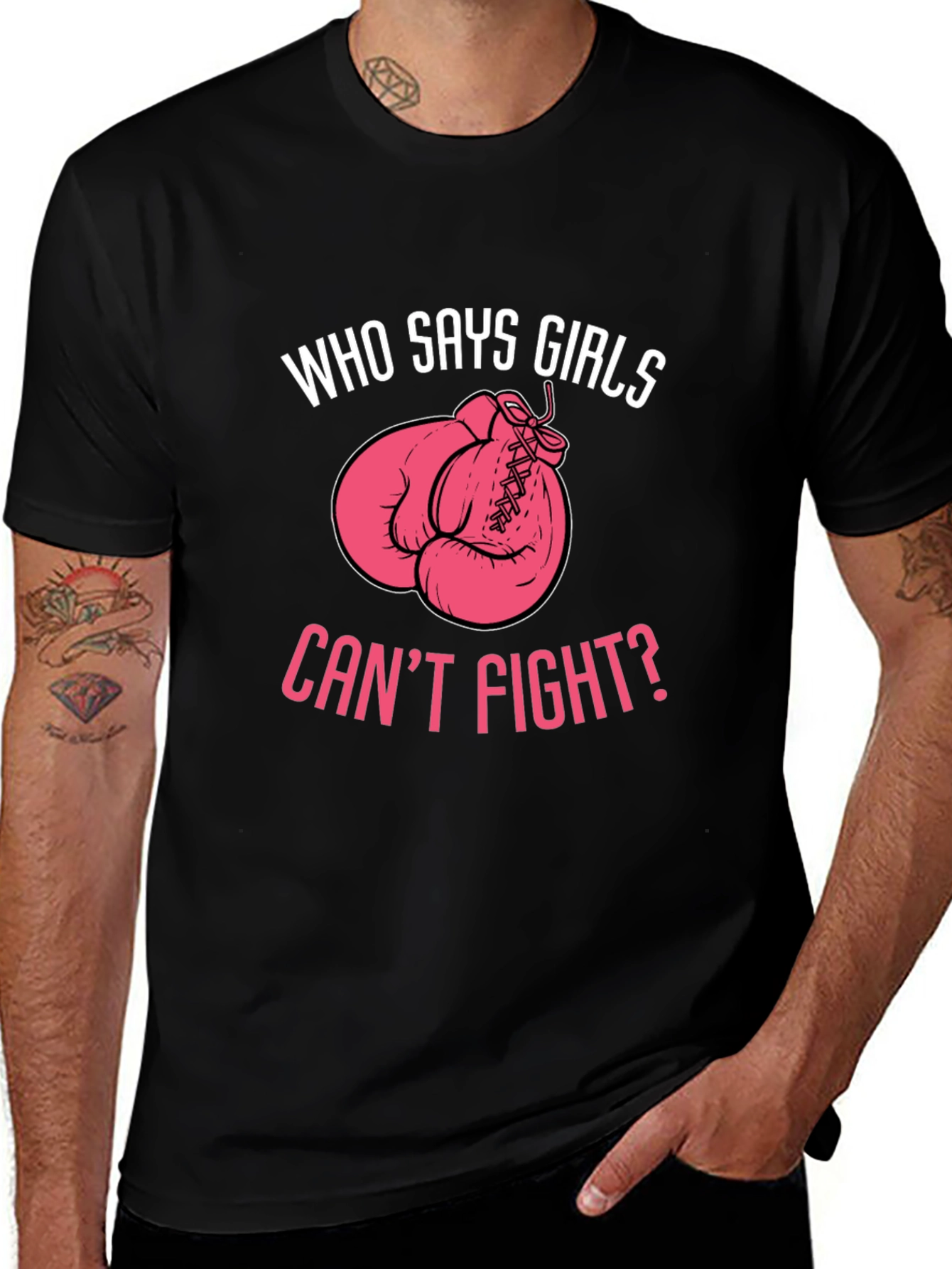 Girls Can Fight Graphic T-Shirt