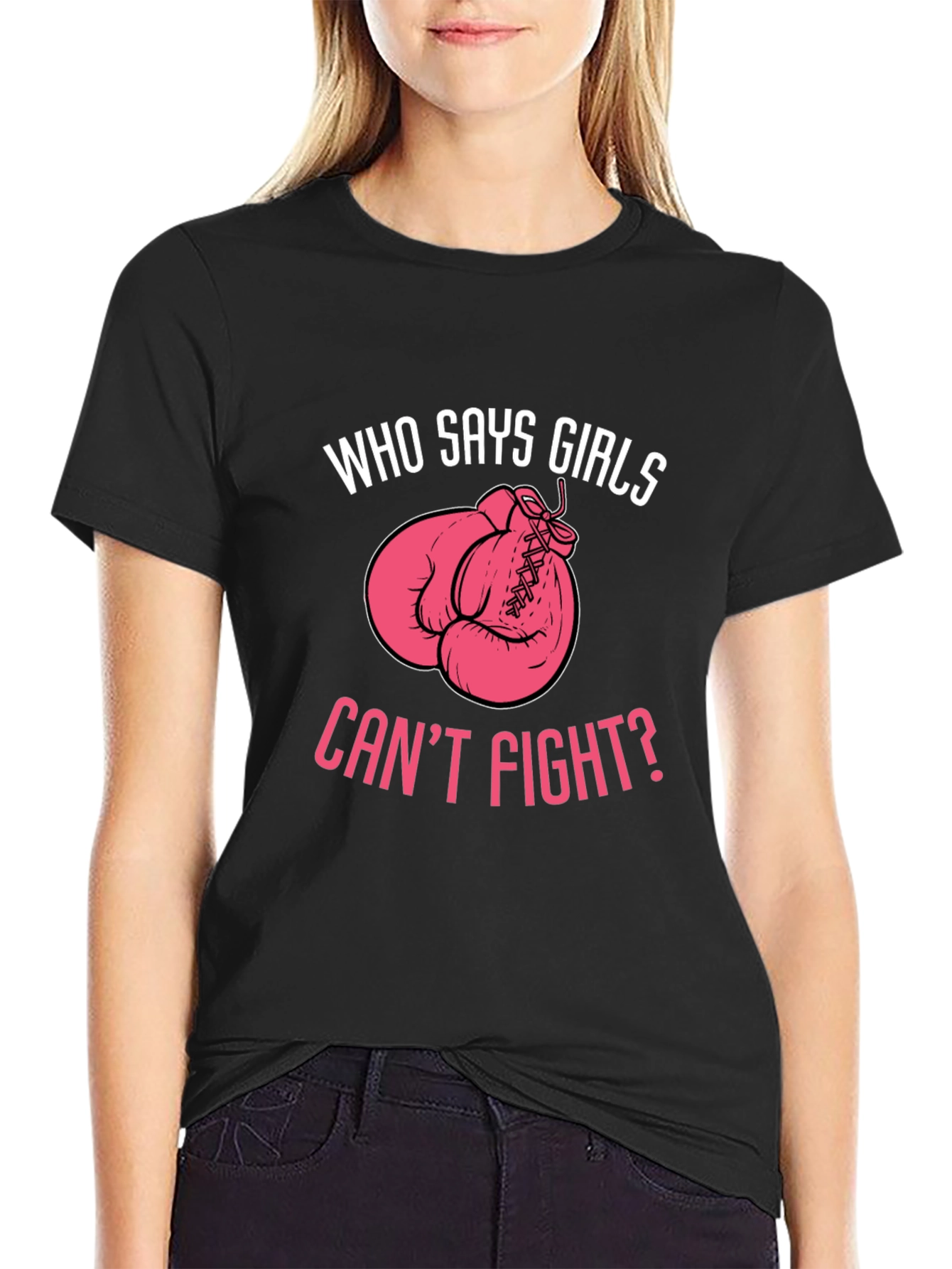 Girls Can Fight Graphic T-Shirt