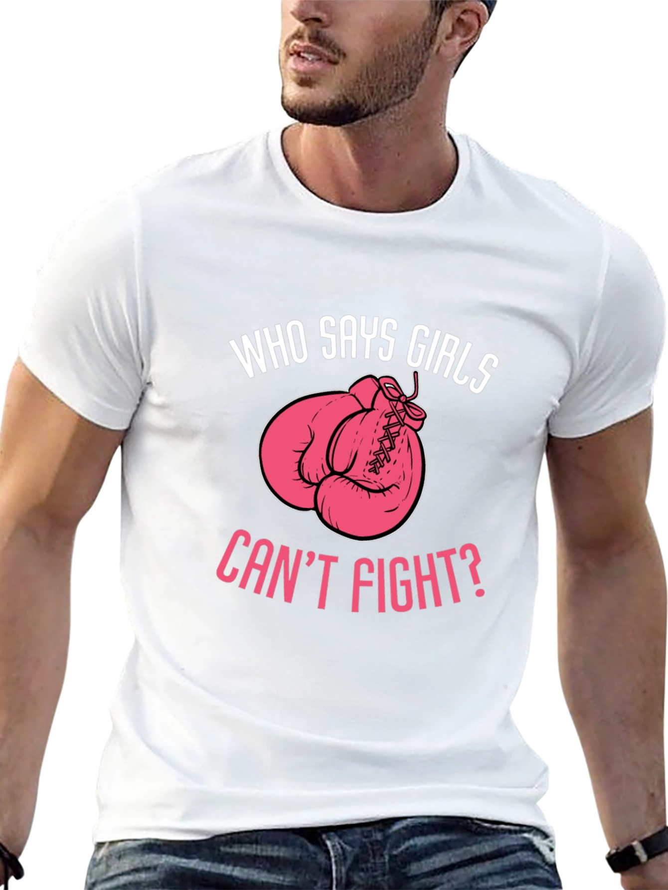 Girls Can Fight Graphic T-Shirt
