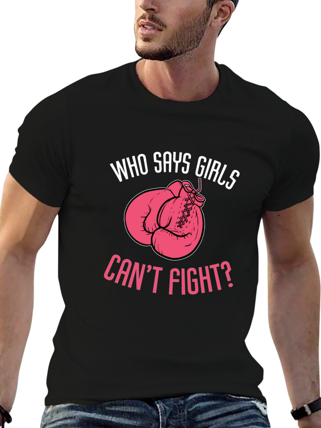 Girls Can Fight Graphic T-Shirt