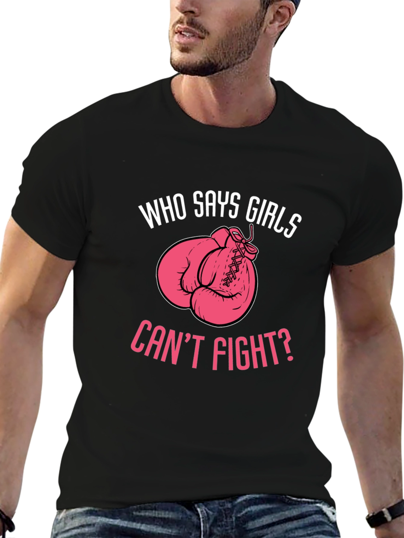 Girls Can Fight Graphic T-Shirt