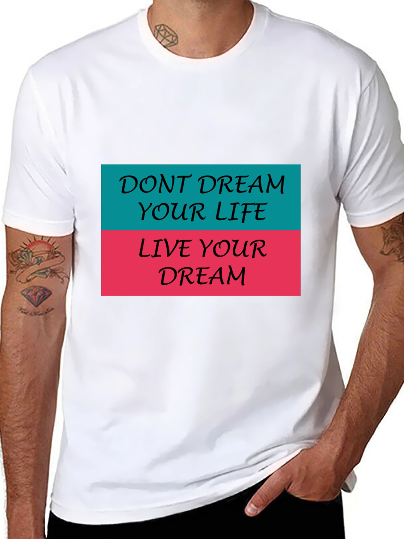Inspirational Graphic Tee - Live Your Dream