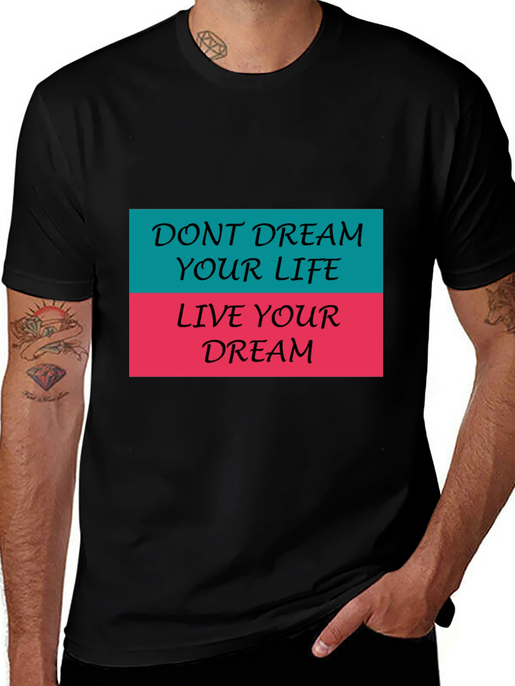 Inspirational Graphic Tee - Live Your Dream