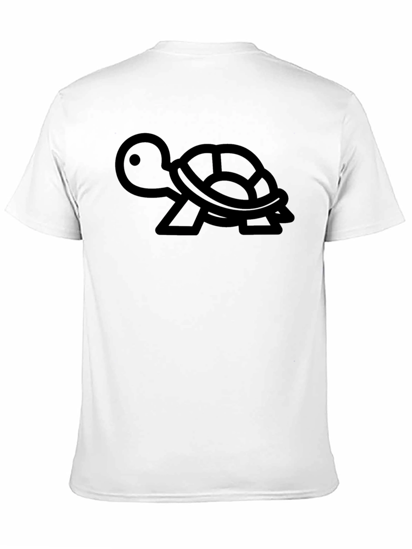 Black Turtle Graphic T-Shirt - Casual Wear