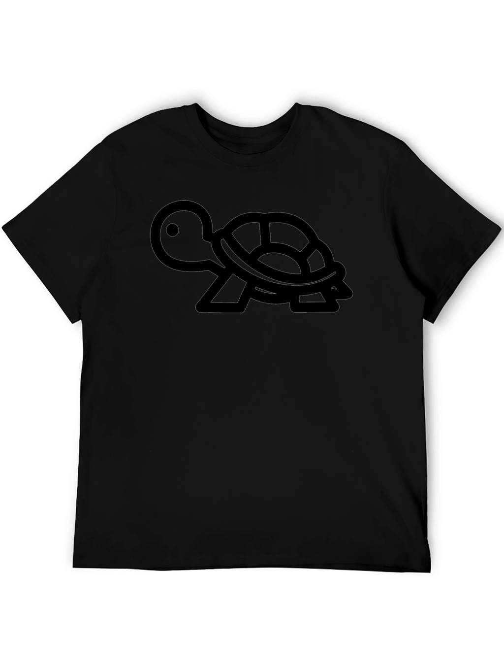 Black Turtle Graphic T-Shirt - Casual Wear