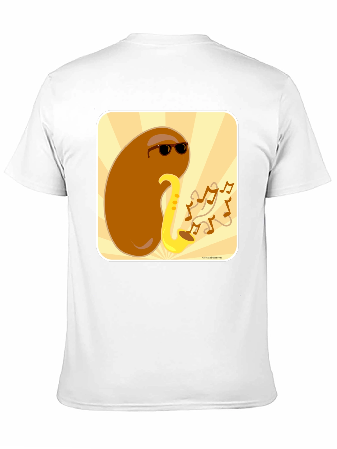 Cool Bean Sax Player Graphic T-Shirt