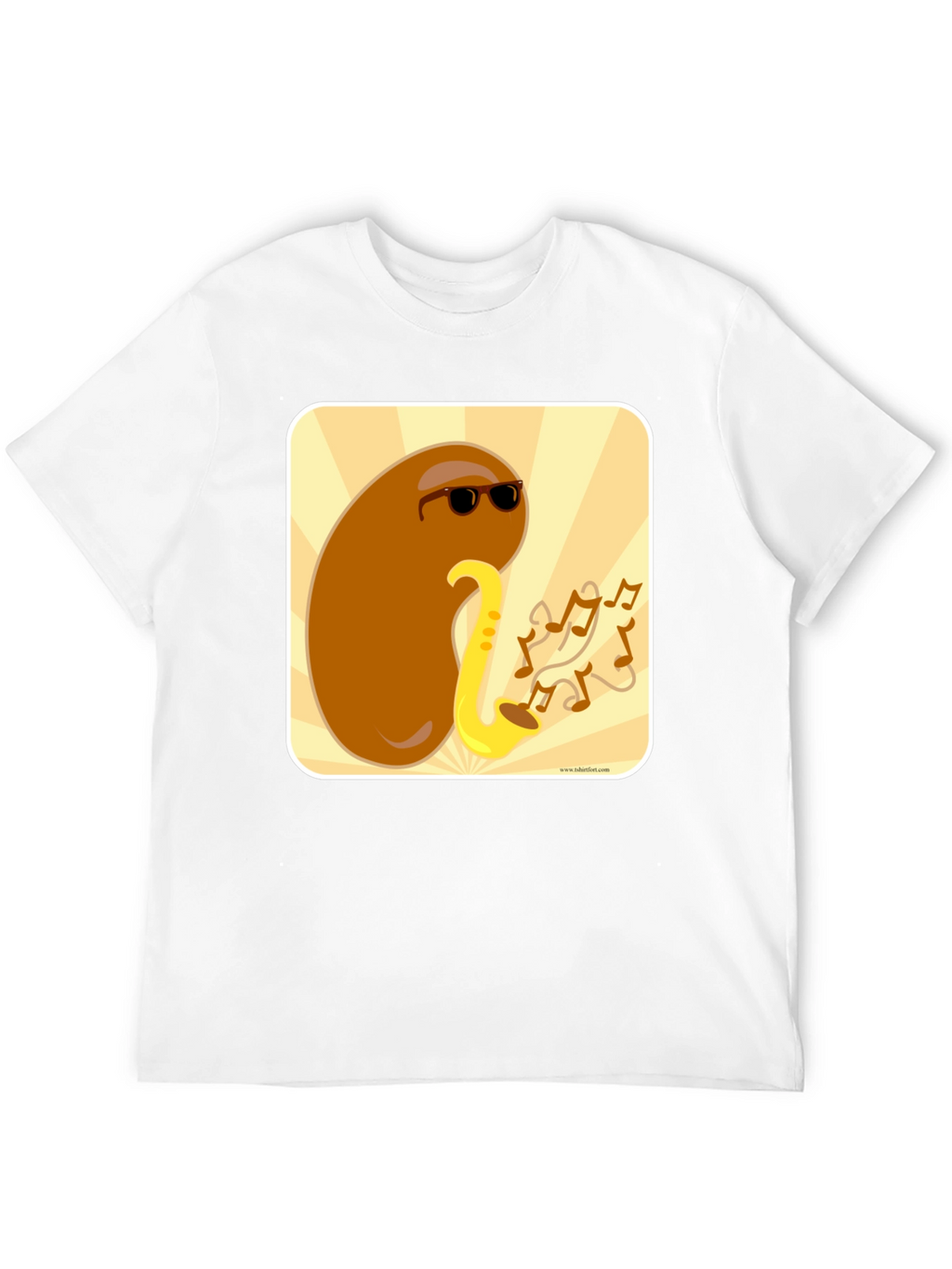Cool Bean Sax Player Graphic T-Shirt