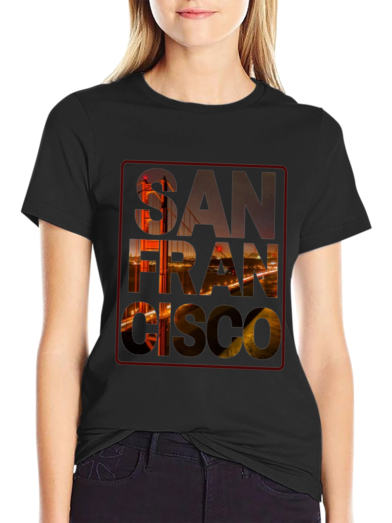 San Francisco Graphic Print Crew Neck T-Shirt
