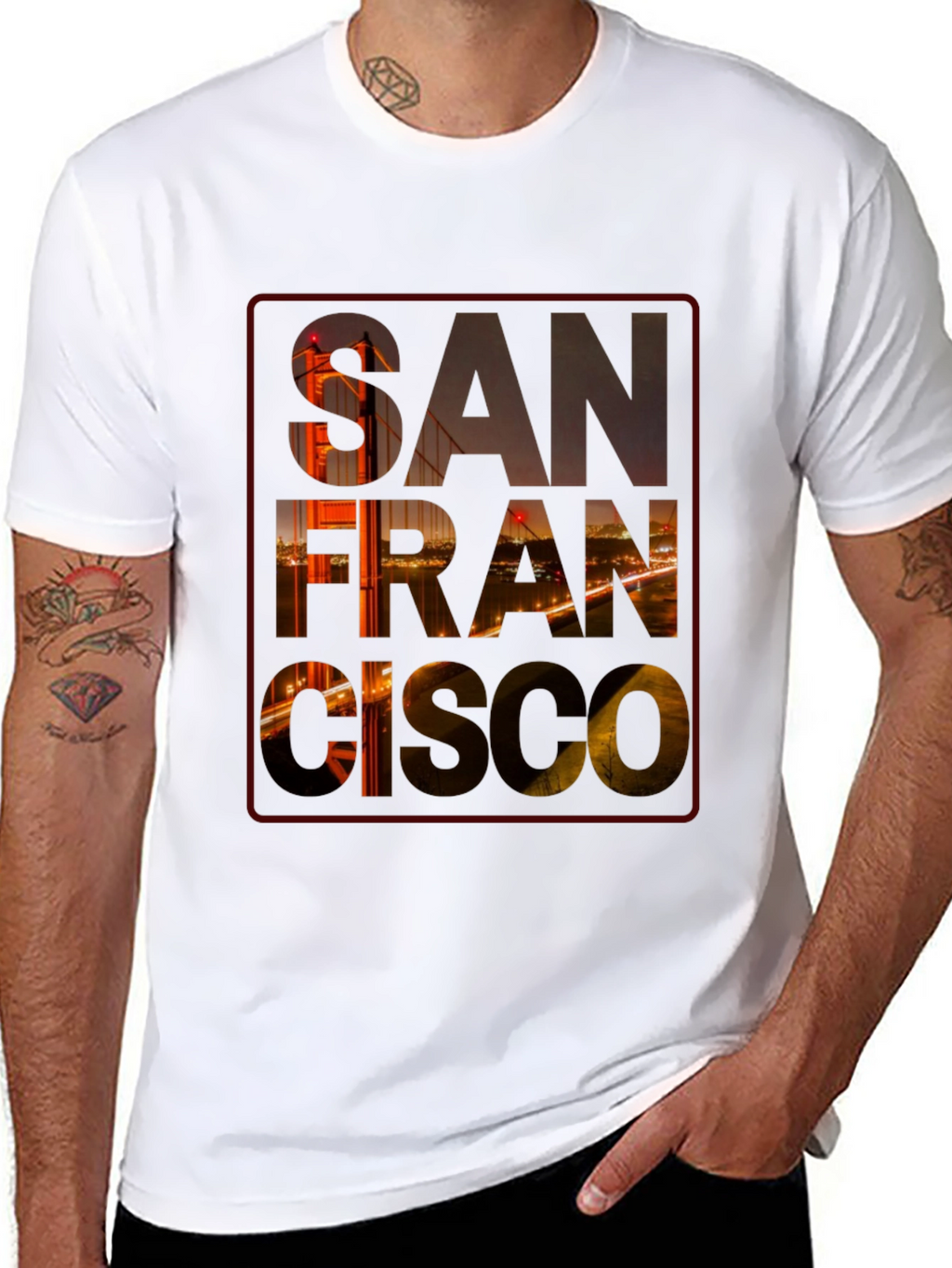 San Francisco Graphic Print Crew Neck T-Shirt