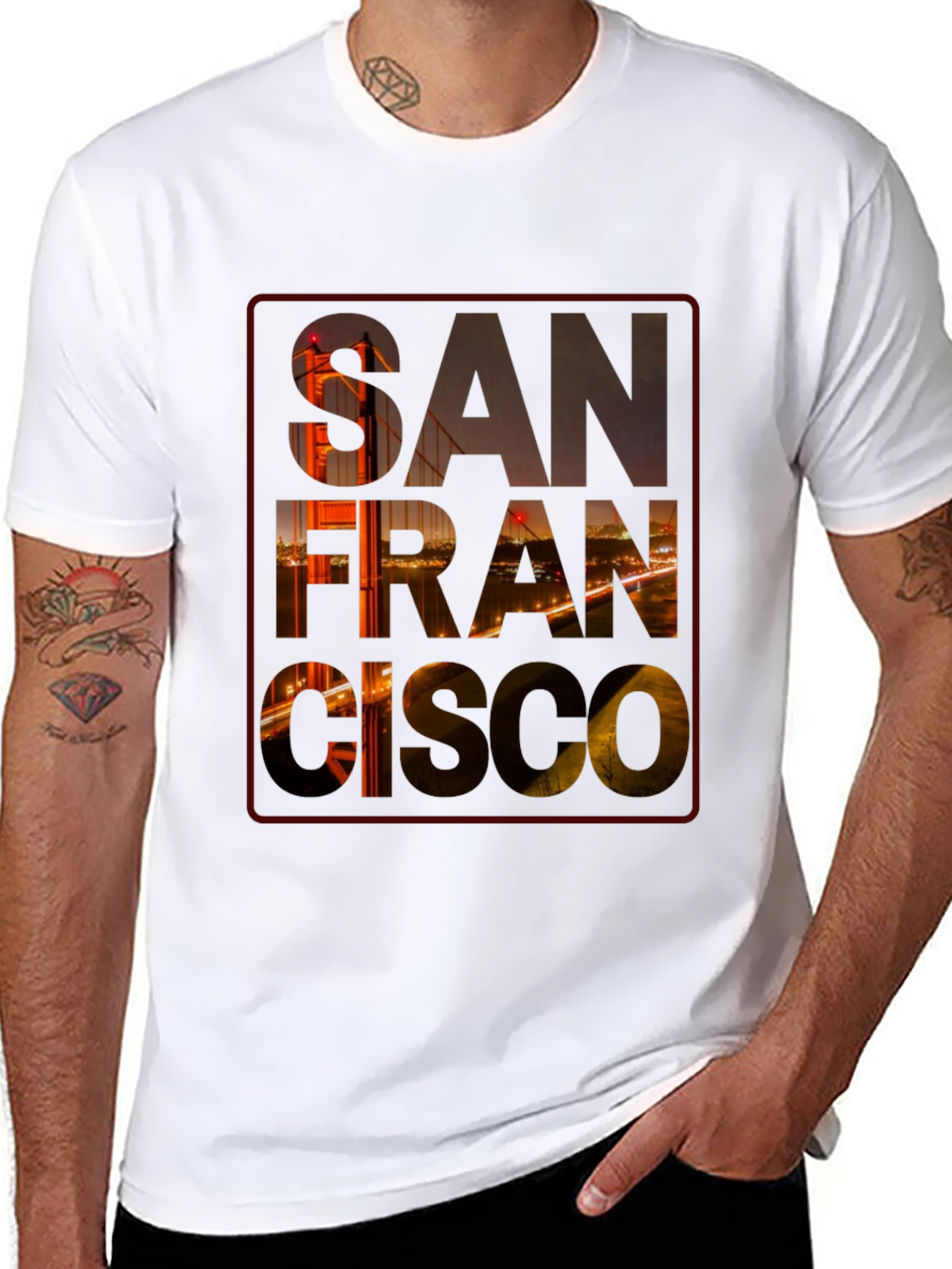 San Francisco Graphic Print Crew Neck T-Shirt