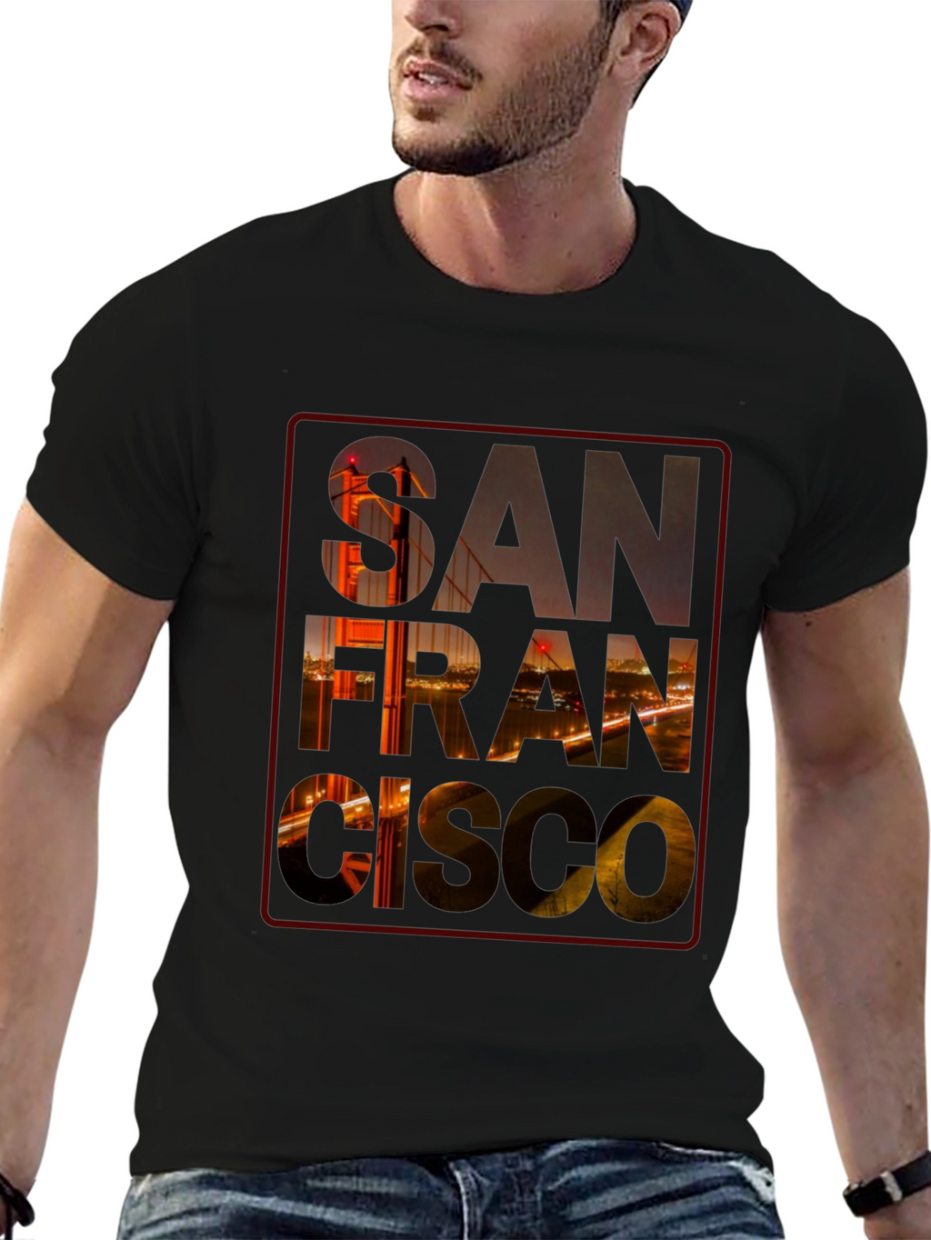 San Francisco Graphic Print Crew Neck T-Shirt