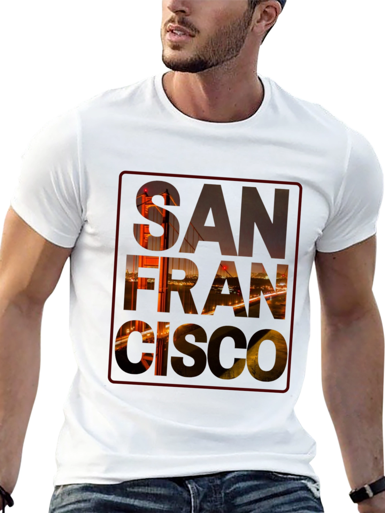 San Francisco Graphic Print Crew Neck T-Shirt