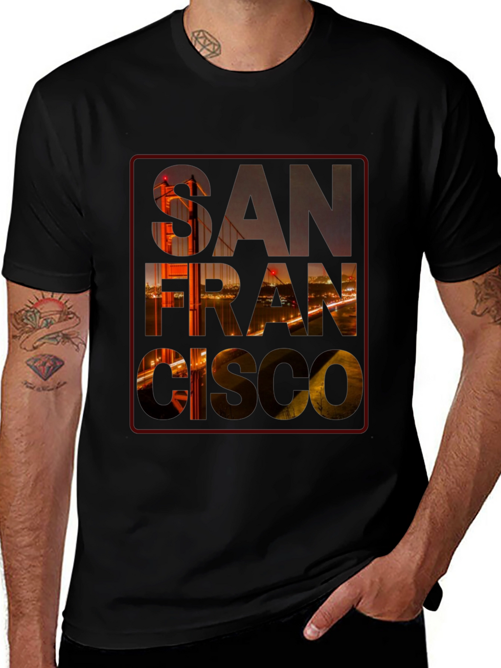 San Francisco Graphic Print Crew Neck T-Shirt