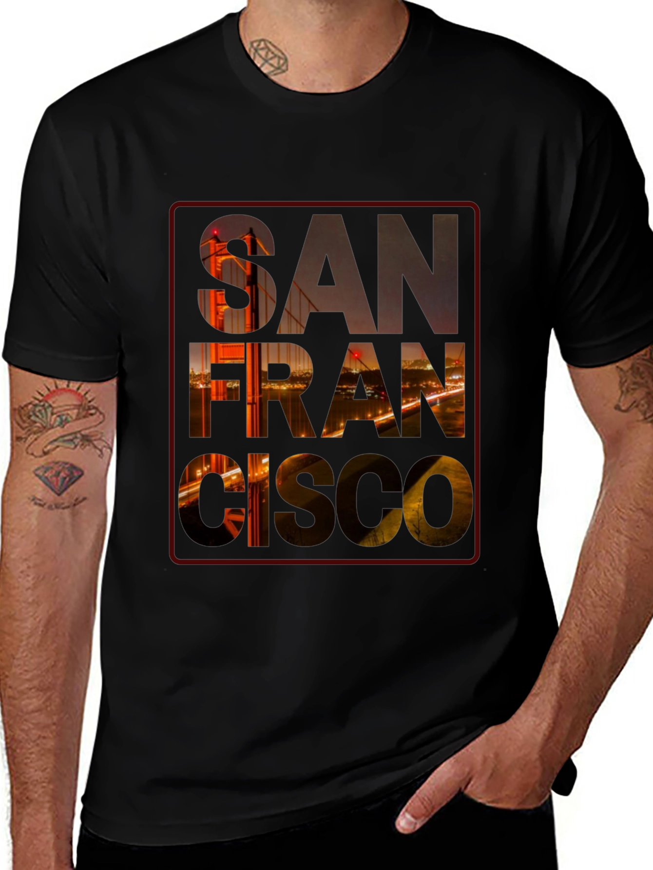 San Francisco Graphic Print Crew Neck T-Shirt