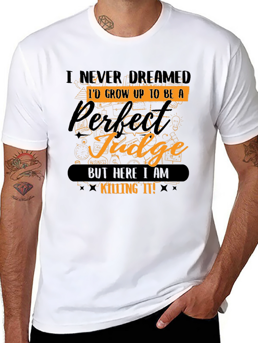 Perfect Judge Graphic Tee - Novelty Gift Idea